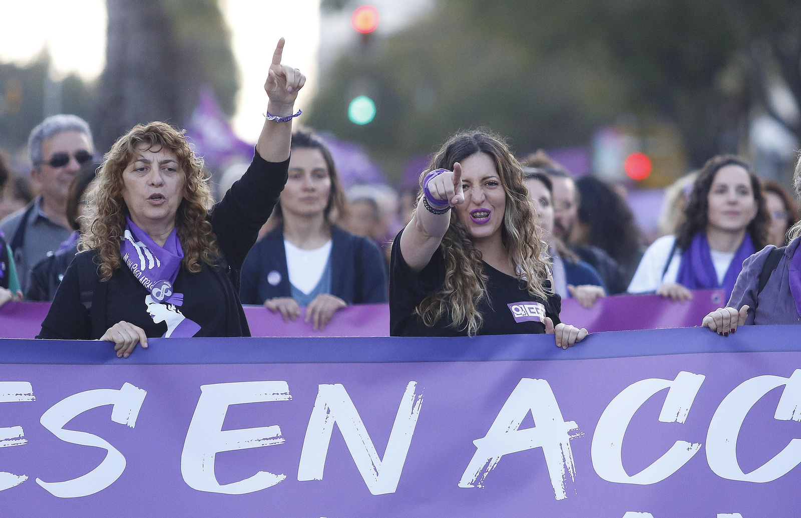 Las fotos de la manifestación del 8M en Málaga