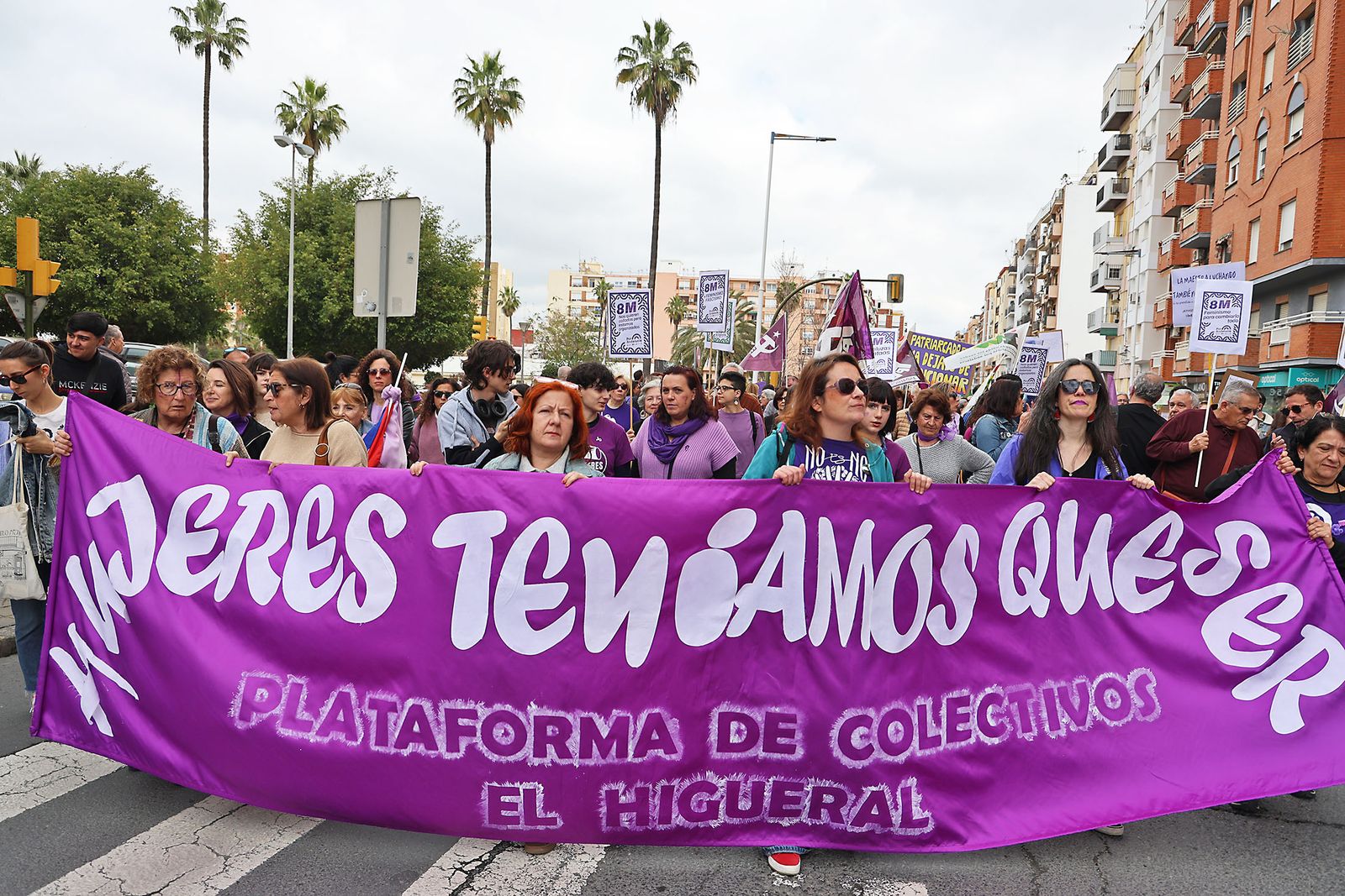 8M: Las fotografías de la manifestación del Día de la Mujer