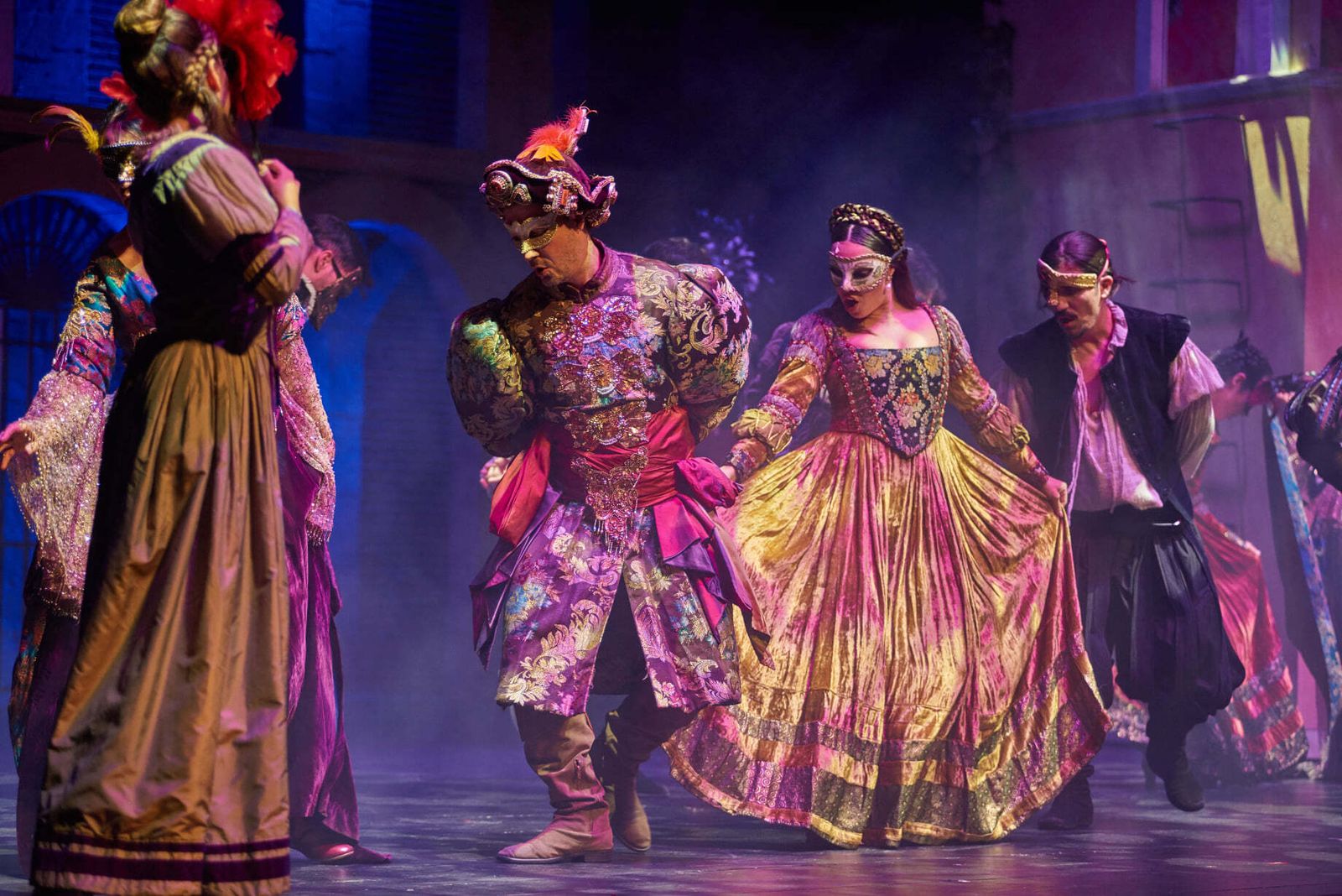 Escena del montaje ‘Romeo y Julieta’ que estará en Almería  los días 25 y 26 de marzo.