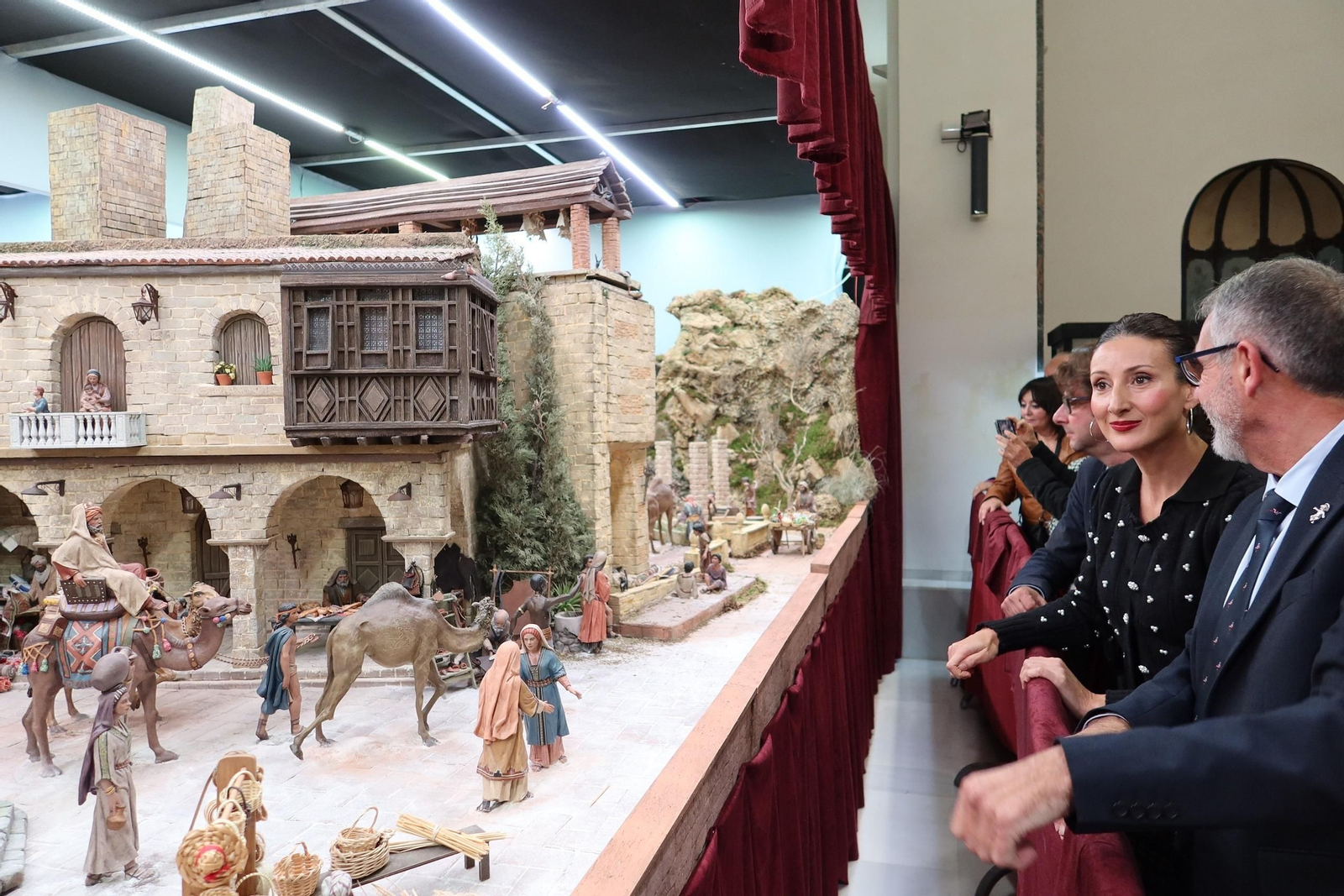 Visita al belén monumental de Vera