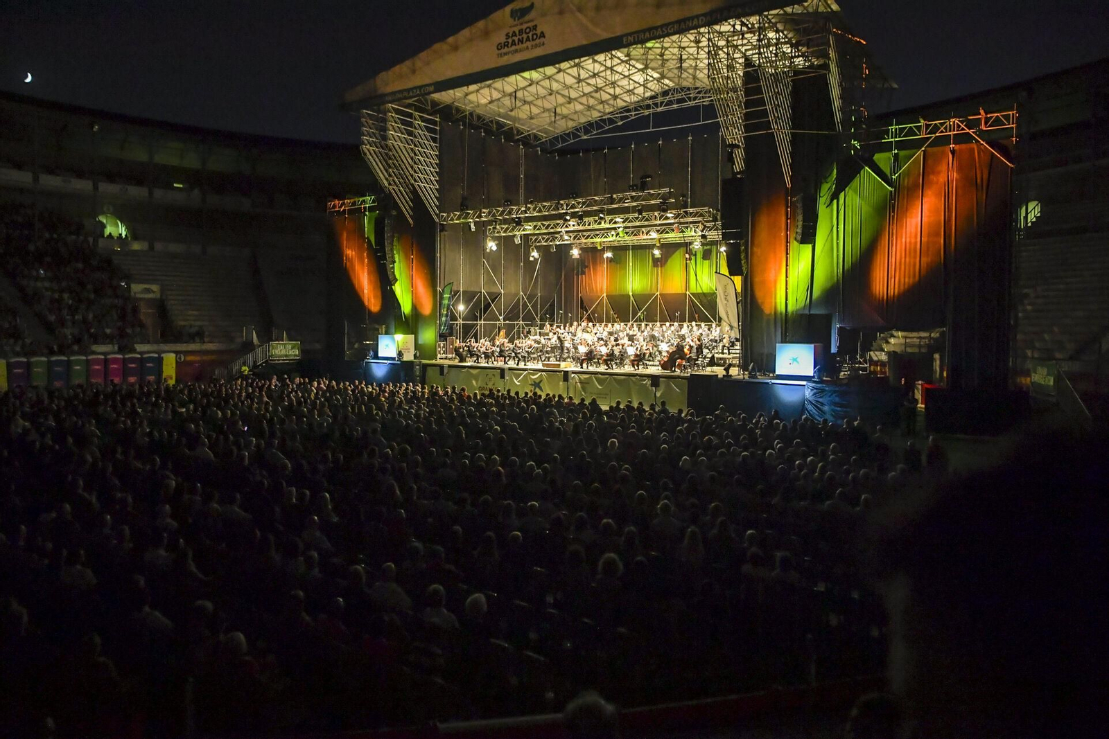 Imagen del concierto de la OCG en la Plaza de Toros celebrado el pasado año