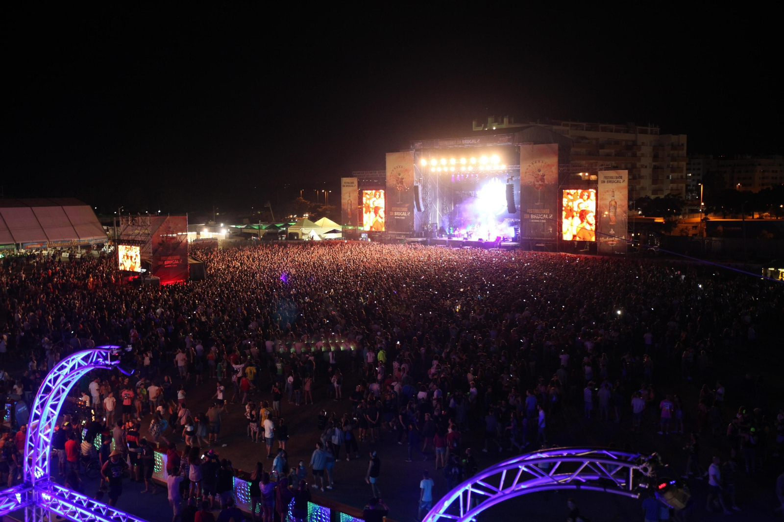 Imagen de una edición anterior del Weekend Beach Festival. Imagen de una edición anterior del Weekend Beach Festival.