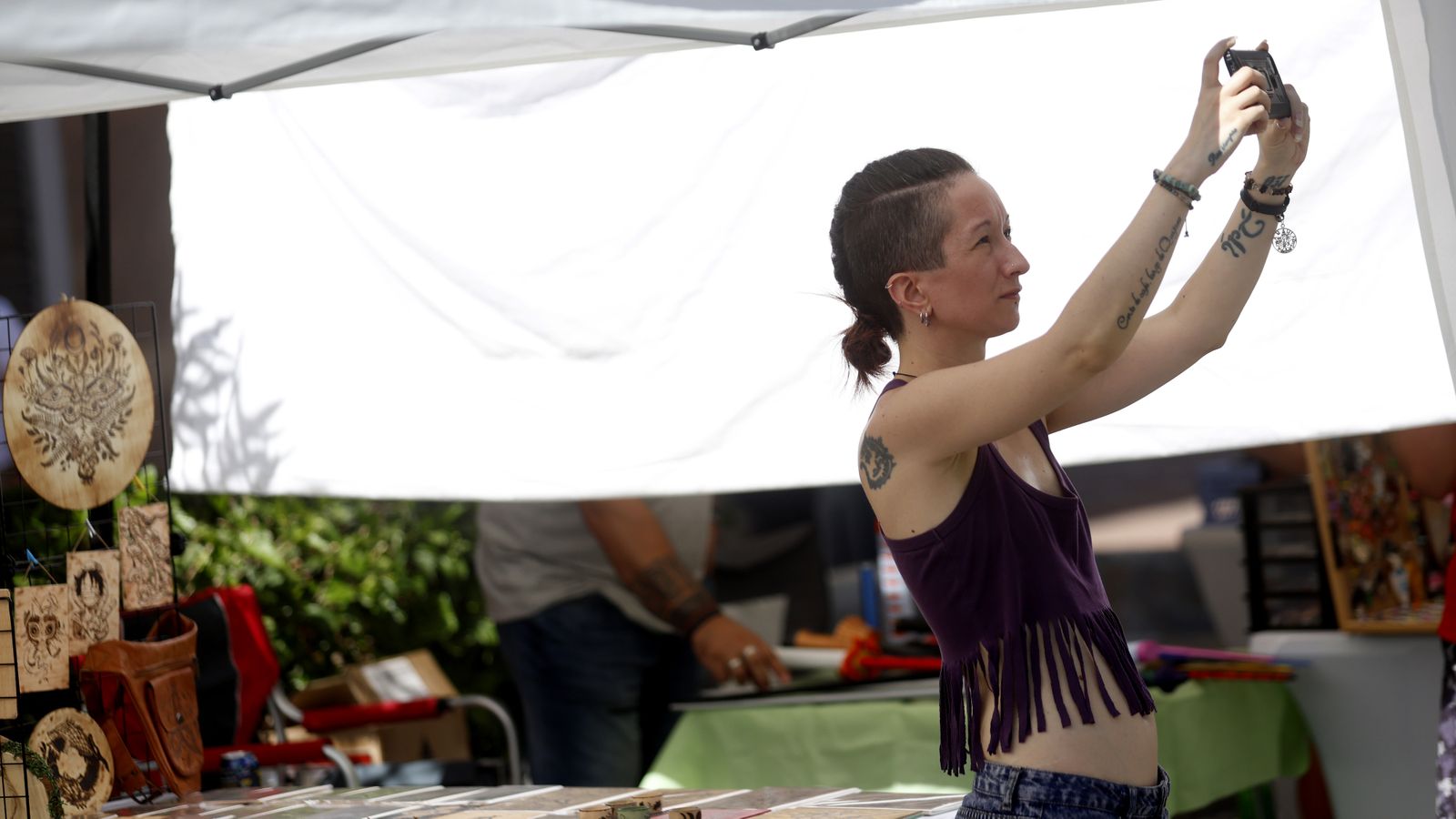Las fotos de la jornada sobre manga y cómic celebrada en la plaza Fariñas de La Línea