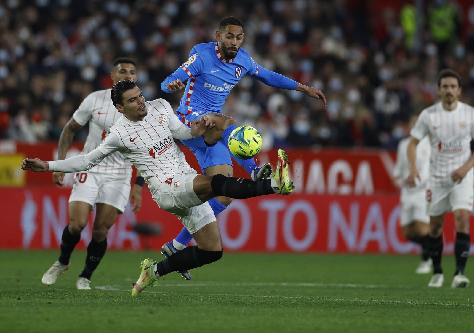 Las imágenes del Sevilla fc-Atlético de Madrid