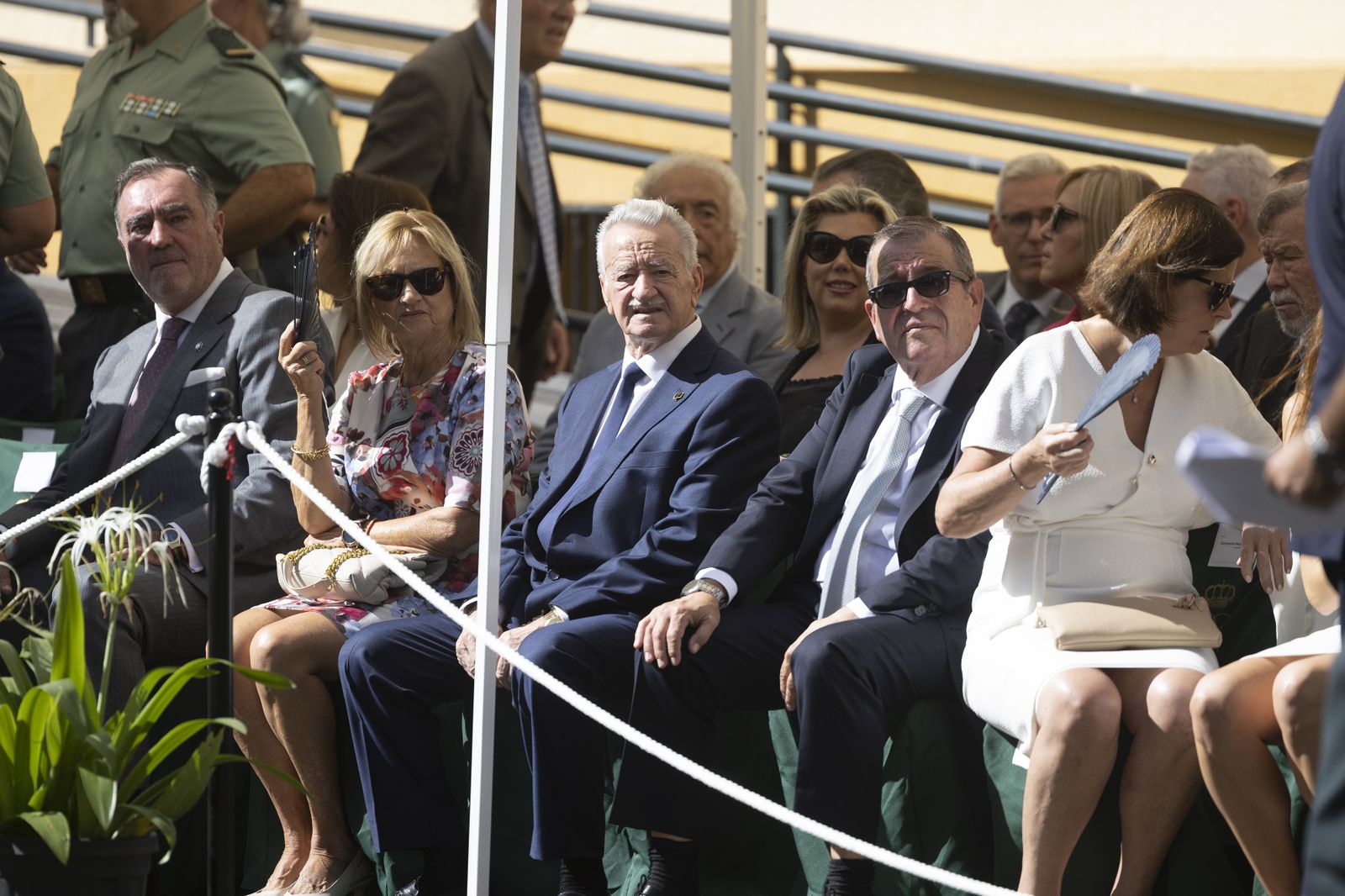 Las fotos de la despedida del  jefe de la IV Zona de la Guardia Civil, Alfonso Rodríguez Castillo