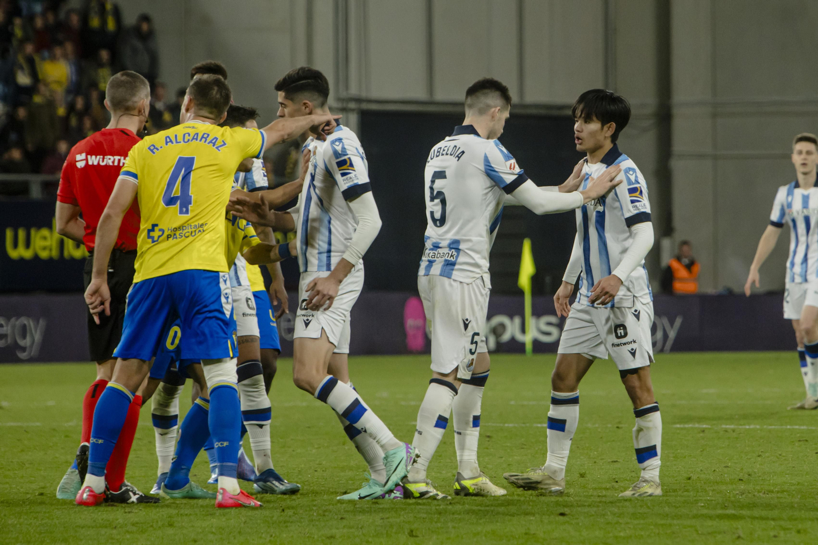 Cádiz CF - Real Sociedad, las imágenes del partido .