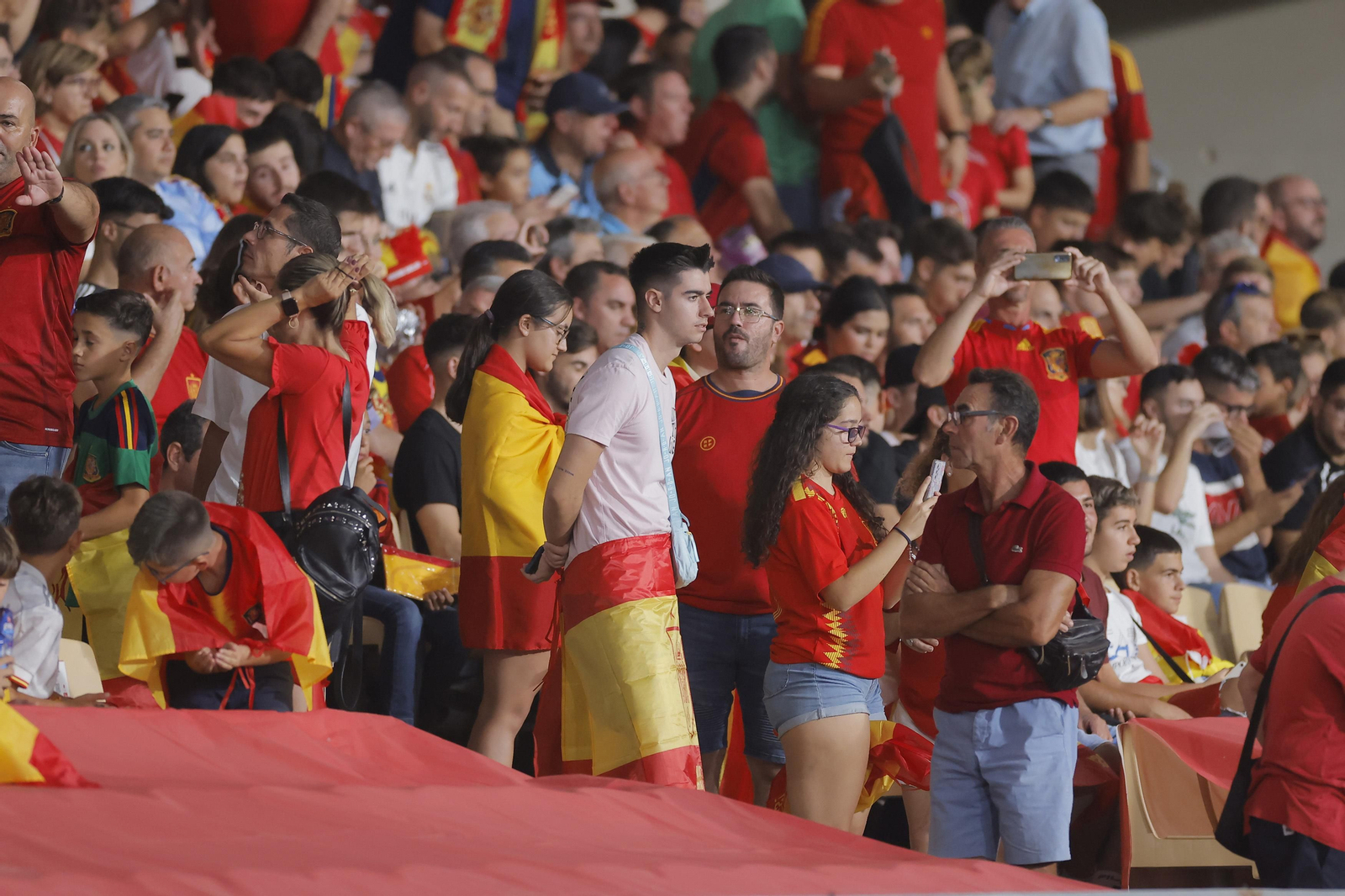 Búscate en las fotos del España-Escocia