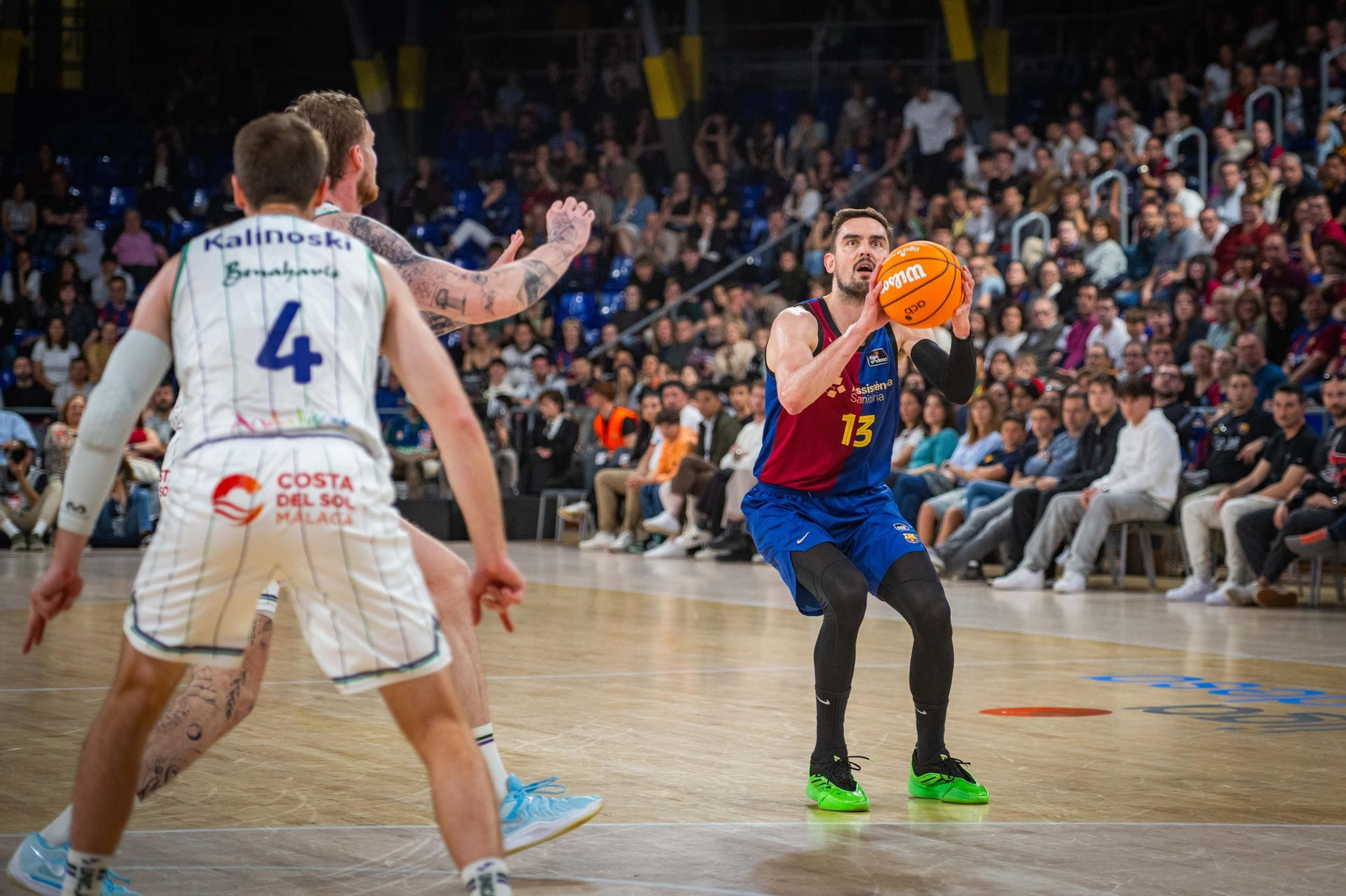 El Barcelona-Unicaja, en fotos