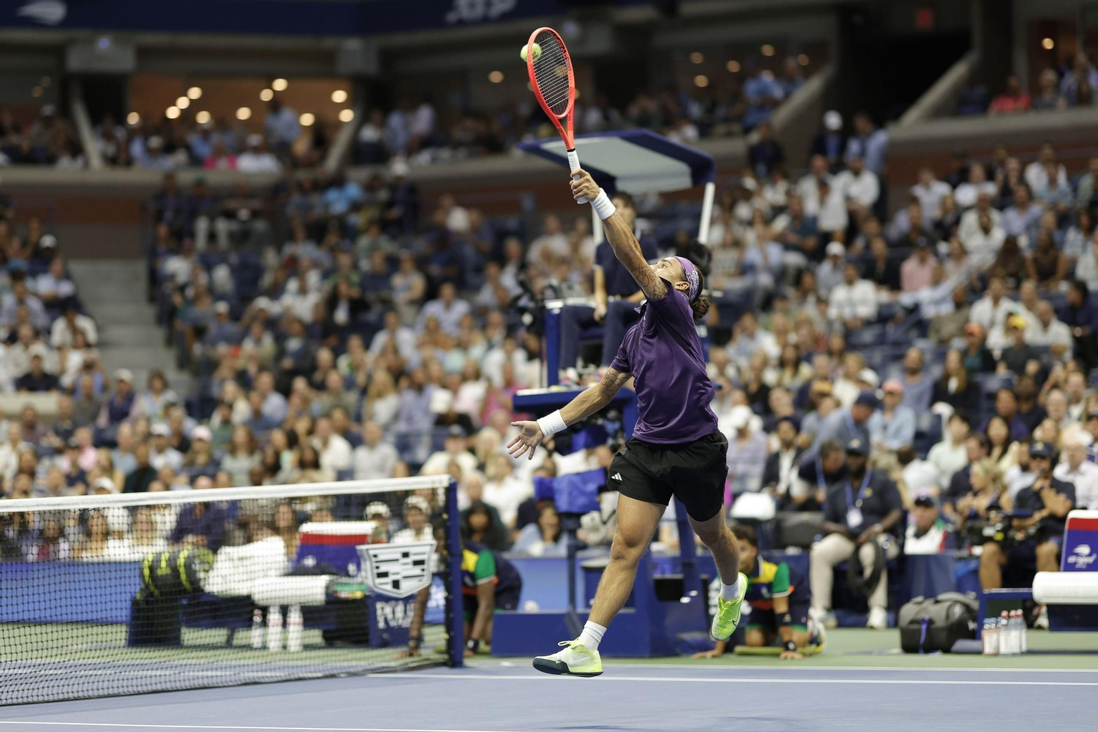 Las fotos del demoledor Alcaraz en la segunda ronda del US Open
