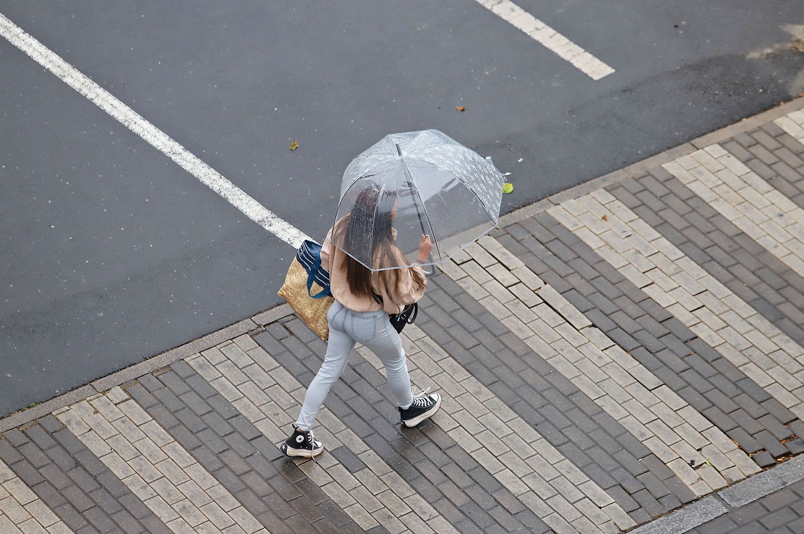 La lluvia en la jornada de domingo en Huelva