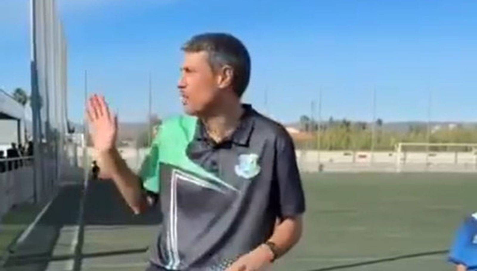 Árbitro de la Paz, durante un discurso