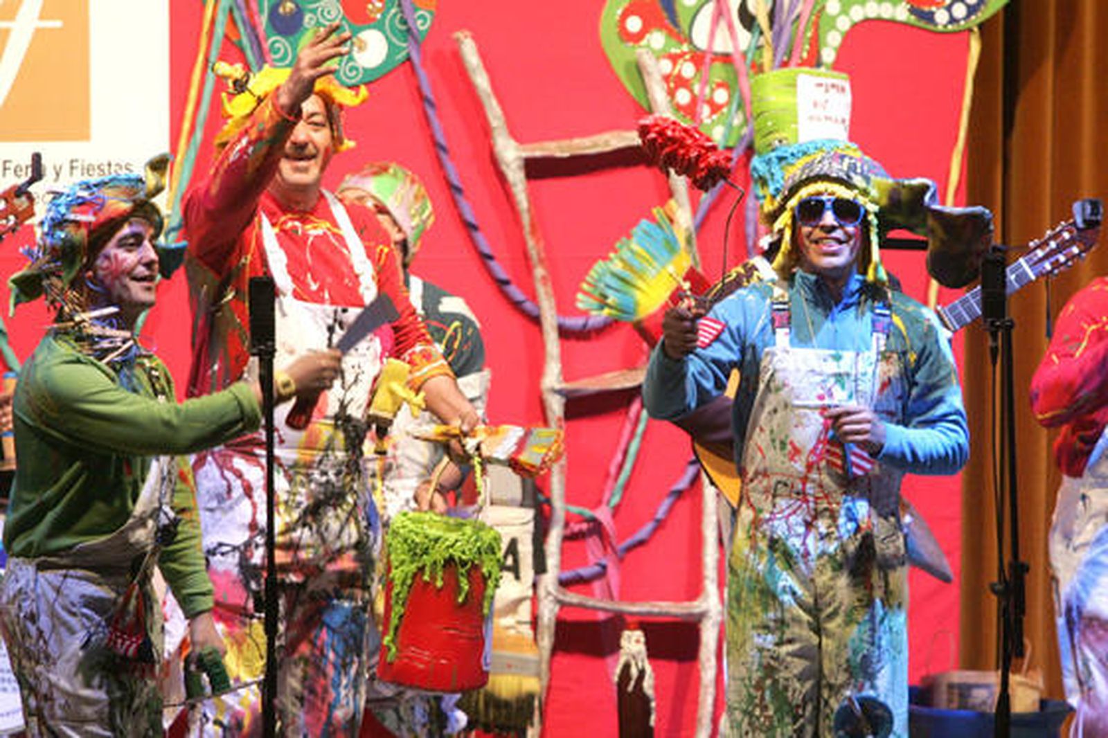 La agrupación 'La pinturesca'./Fotos:J.M.Quiñones

Foto: J.M.Q.