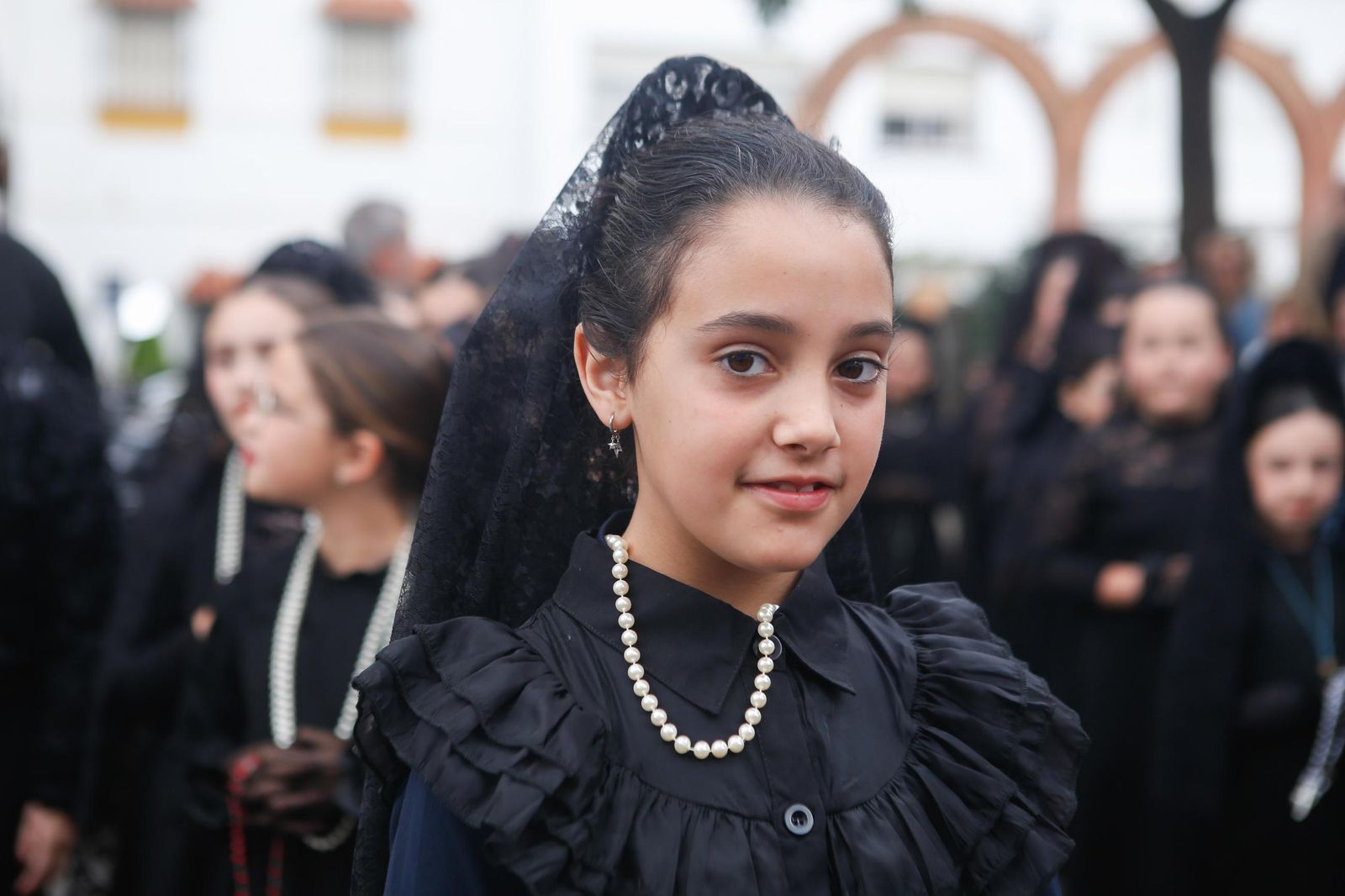Fotos de la procesión infantil del colegio Nuestra Señora de los Milagros de Algeciras