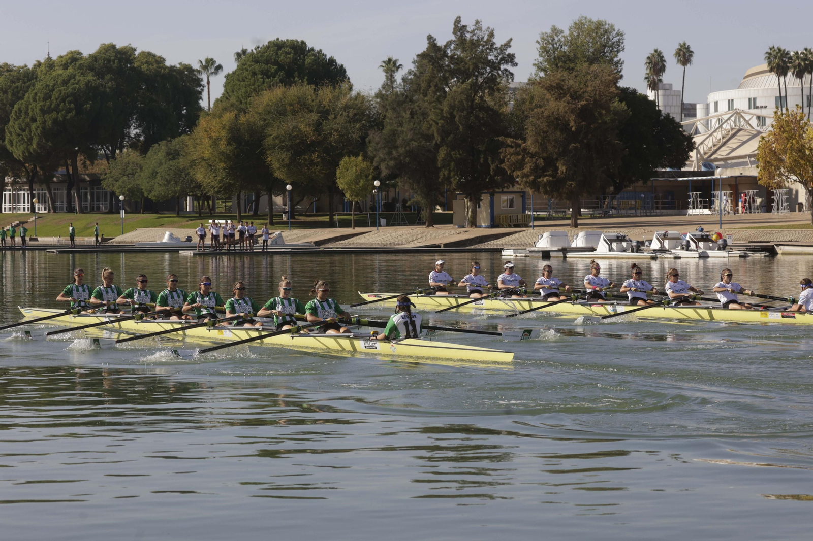 La Regata Sevilla-Betis femenina en imágenes