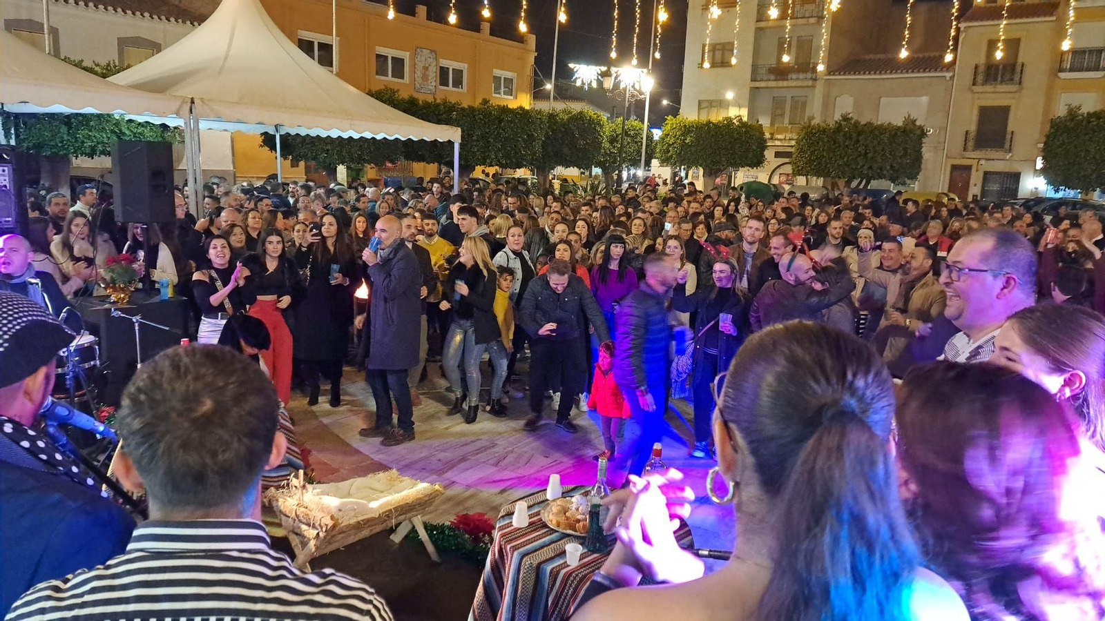 Imagen de una zambombada durante las navidades pasadas.