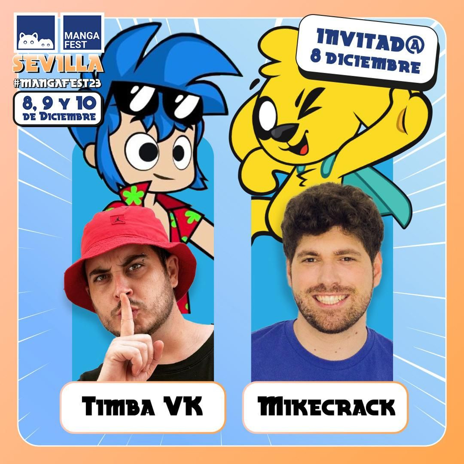 Dos de los invitados en el Mangafest Sevilla del próximo diciembre.