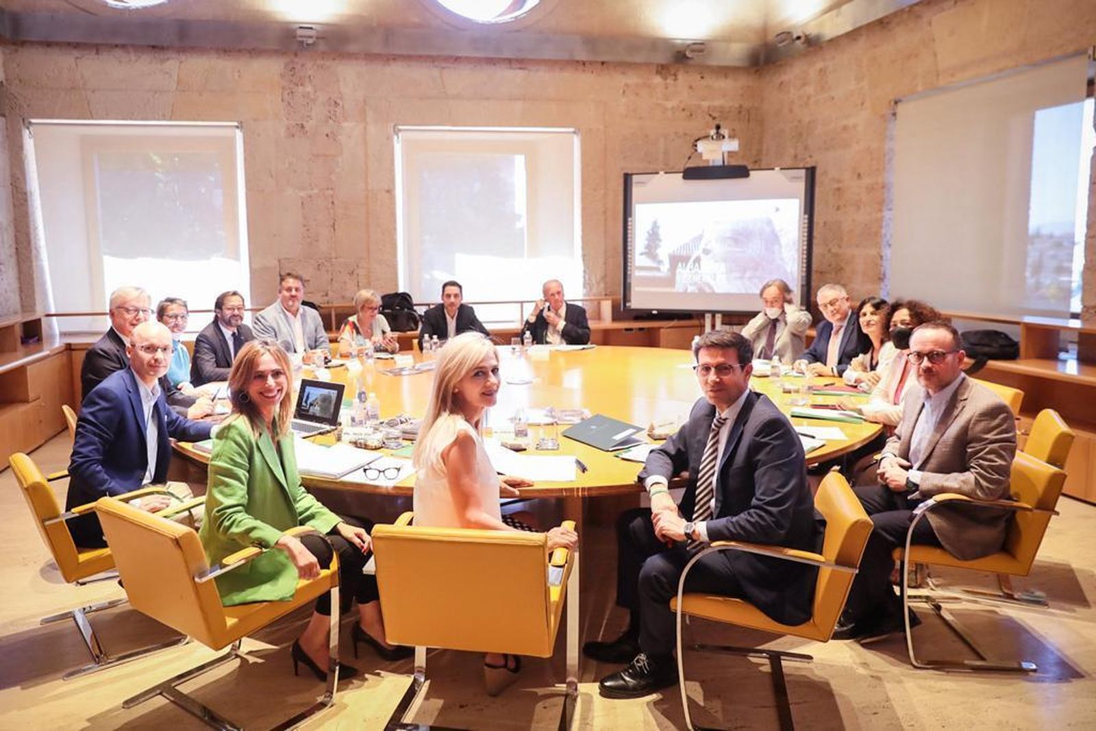 Imagen del Pleno del Patronato de la Alhambra y el Generalife