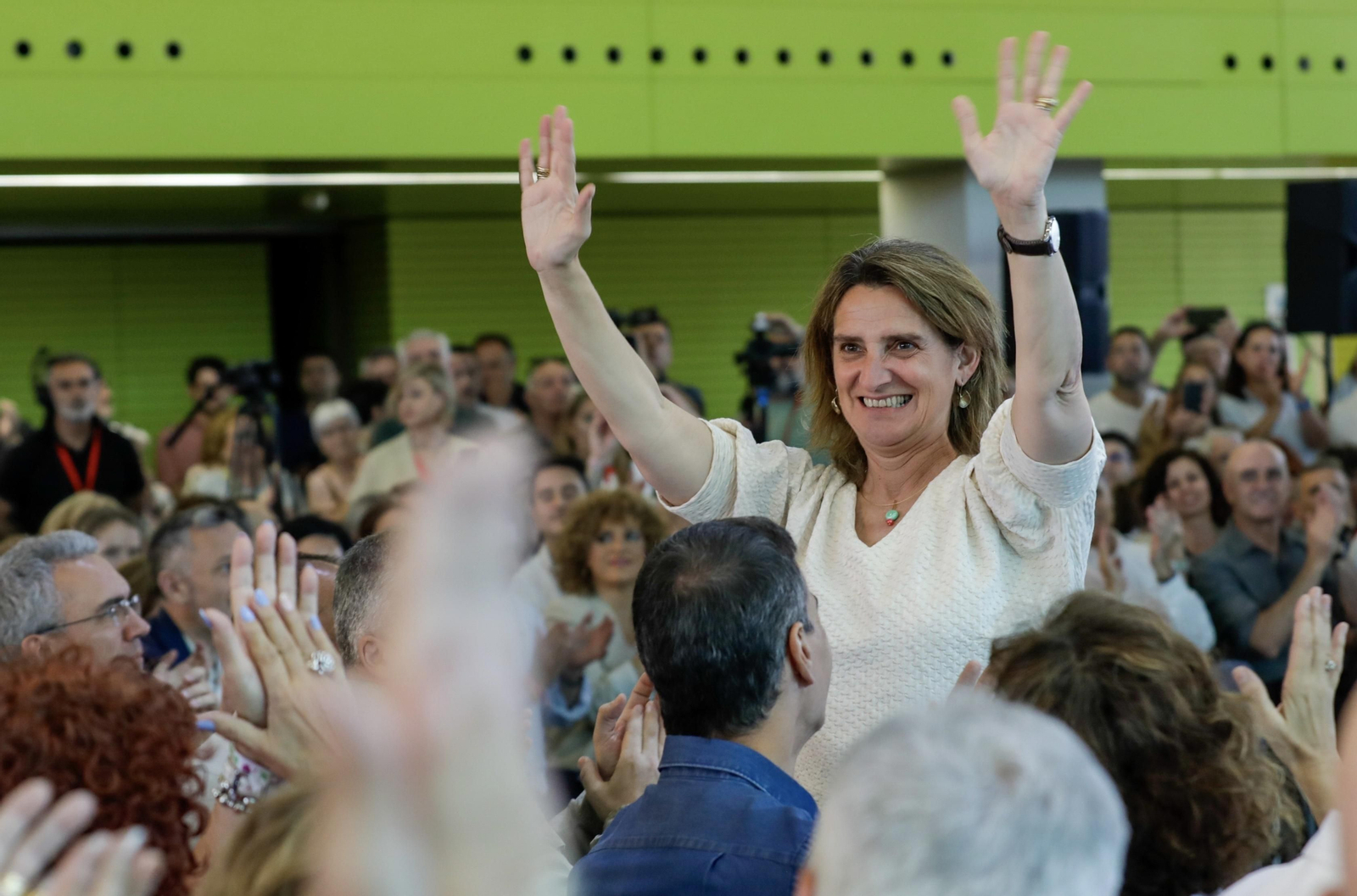 Las imágenes del mitin de Pedro Sánchez en Sevilla