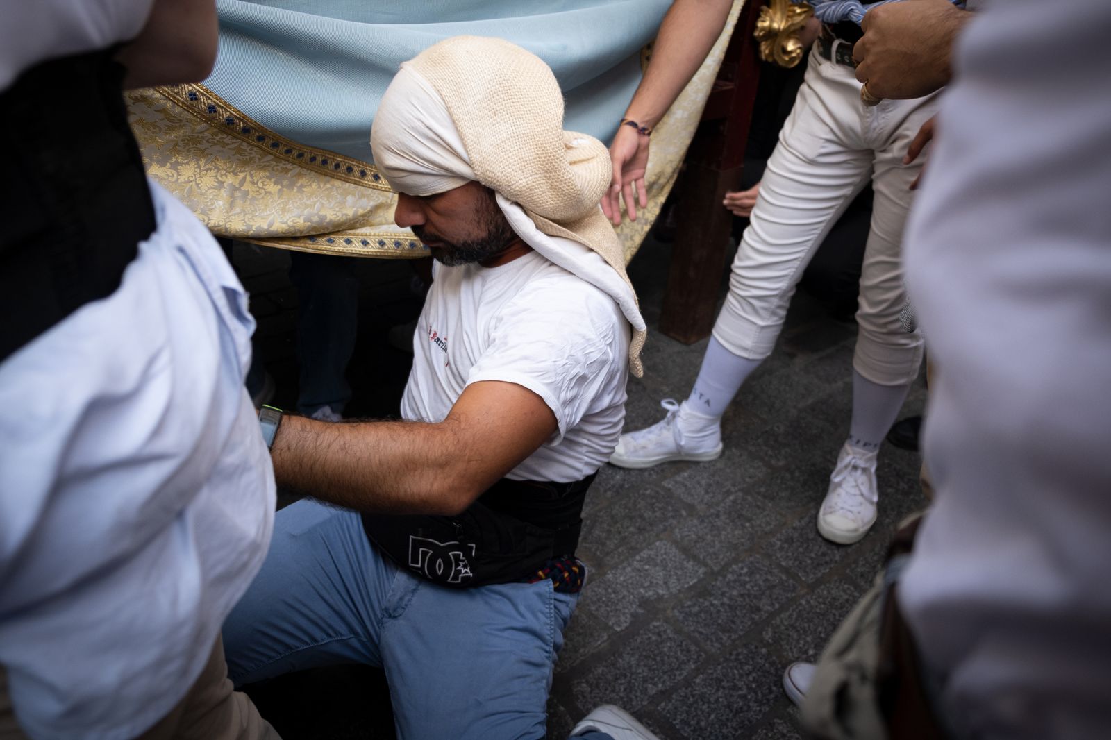 Las imágenes de la salida de la Divina Pastora de Santa Marina