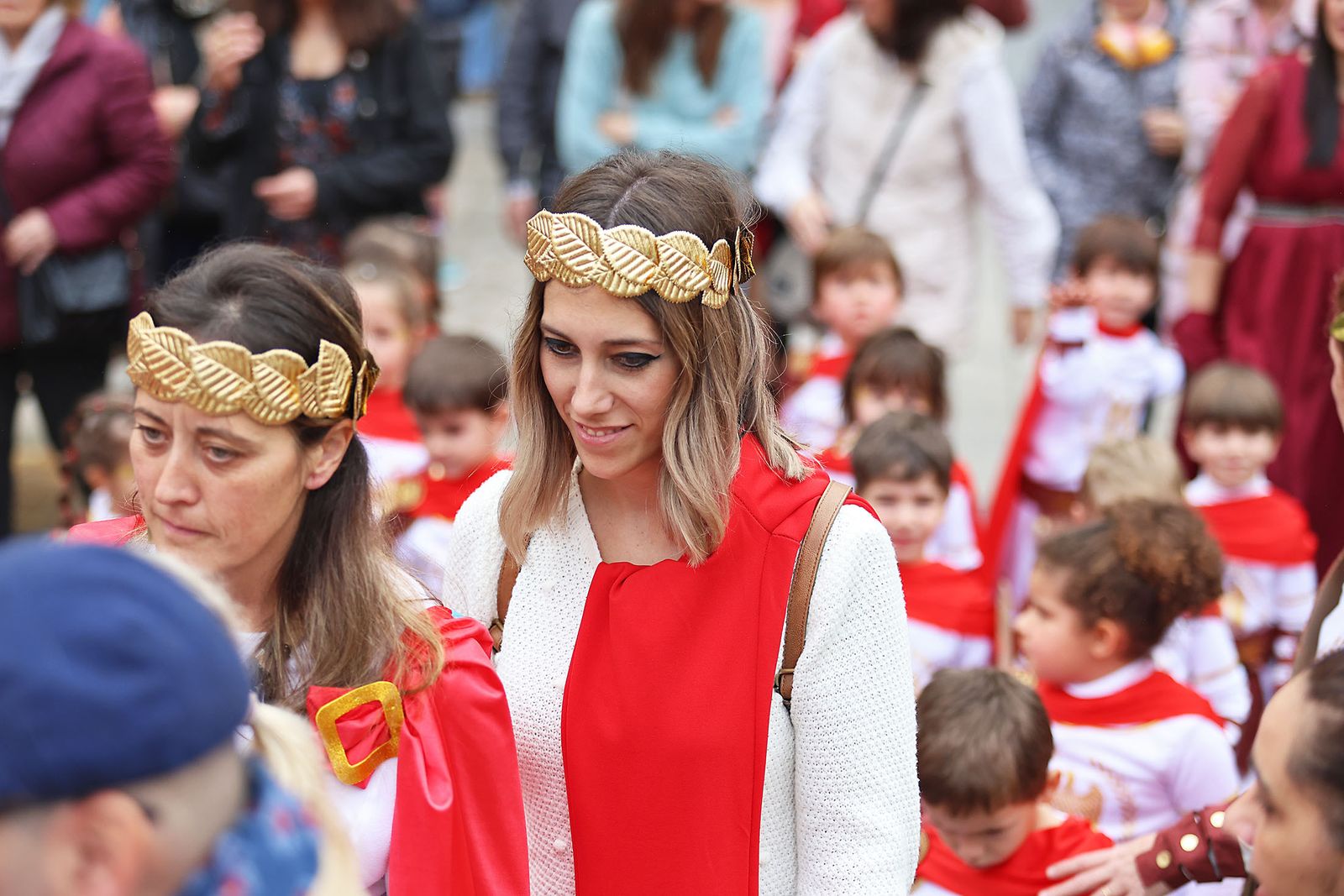 Imágenes del desfile “Un paseo por la historia”  de los niños del colegio Funcadia de Huelva