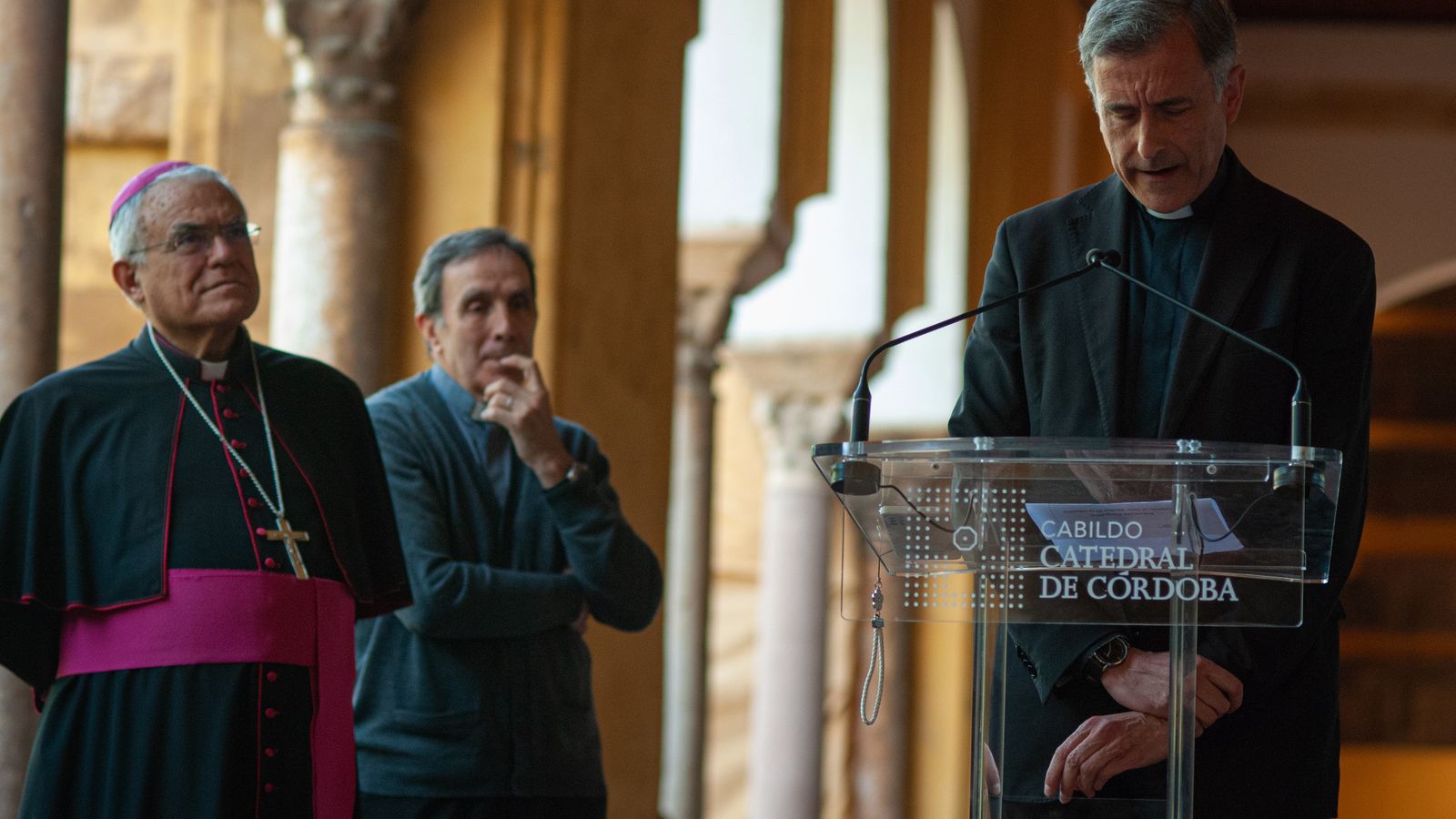 Un momento de la presentación de la muestra.