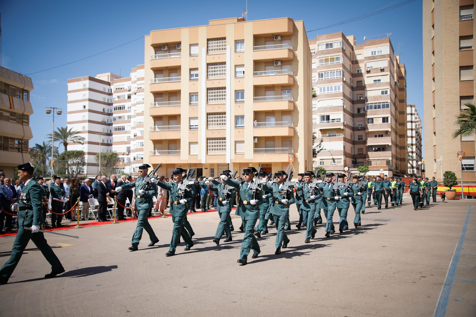 Fotogalería del 180 aniversario de la Guardia Civil.