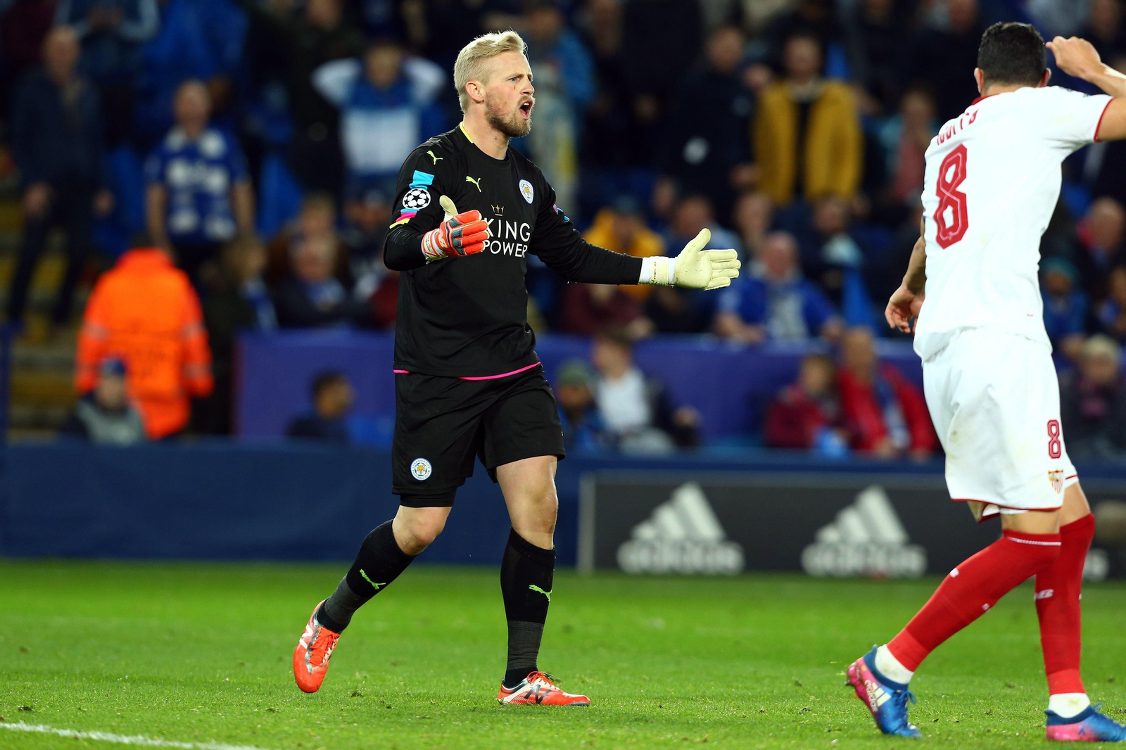 El Leicester-Sevilla FC, en imágenes