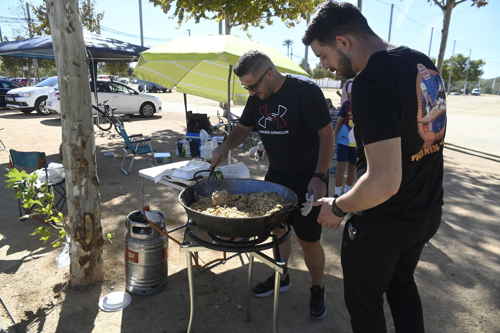 Los peroles se trasladan a El Arenal por San Rafael, en imágenes