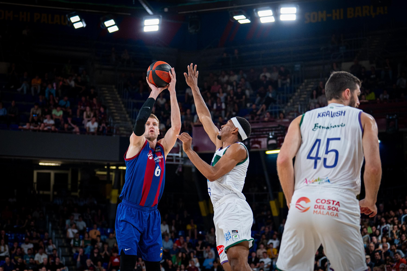 El Barcelona - Unicaja de ACB, en fotos