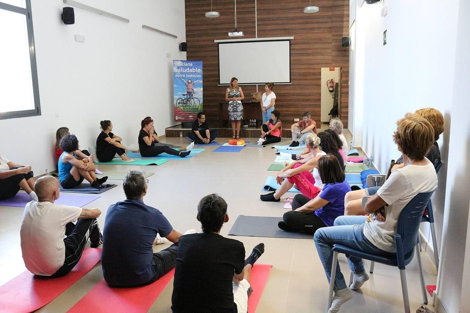 Imagen de archivo de un taller de salud.