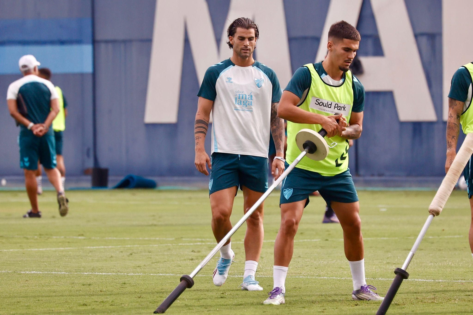 Rafita, del filial, novedad en el entrenamiento ante la baja de Carlos Puga
