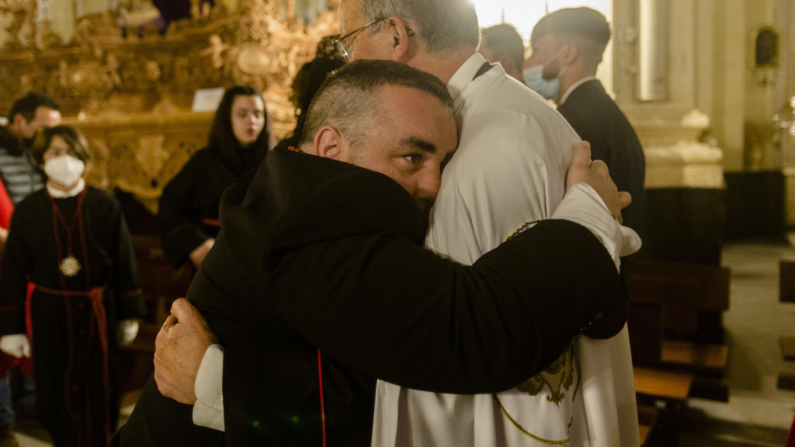 Las imágenes de la cofradía del Perdón en la Semana Santa de Chiclana 2022