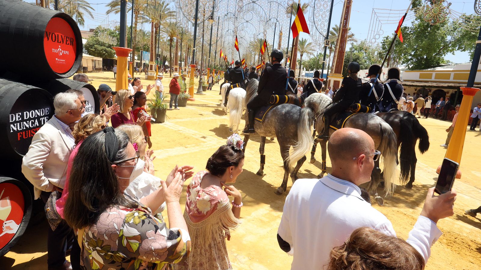 Entrega del Caballo de Oro en Jerez a la Unidad Especial de Caballería de la Policía Nacional.
