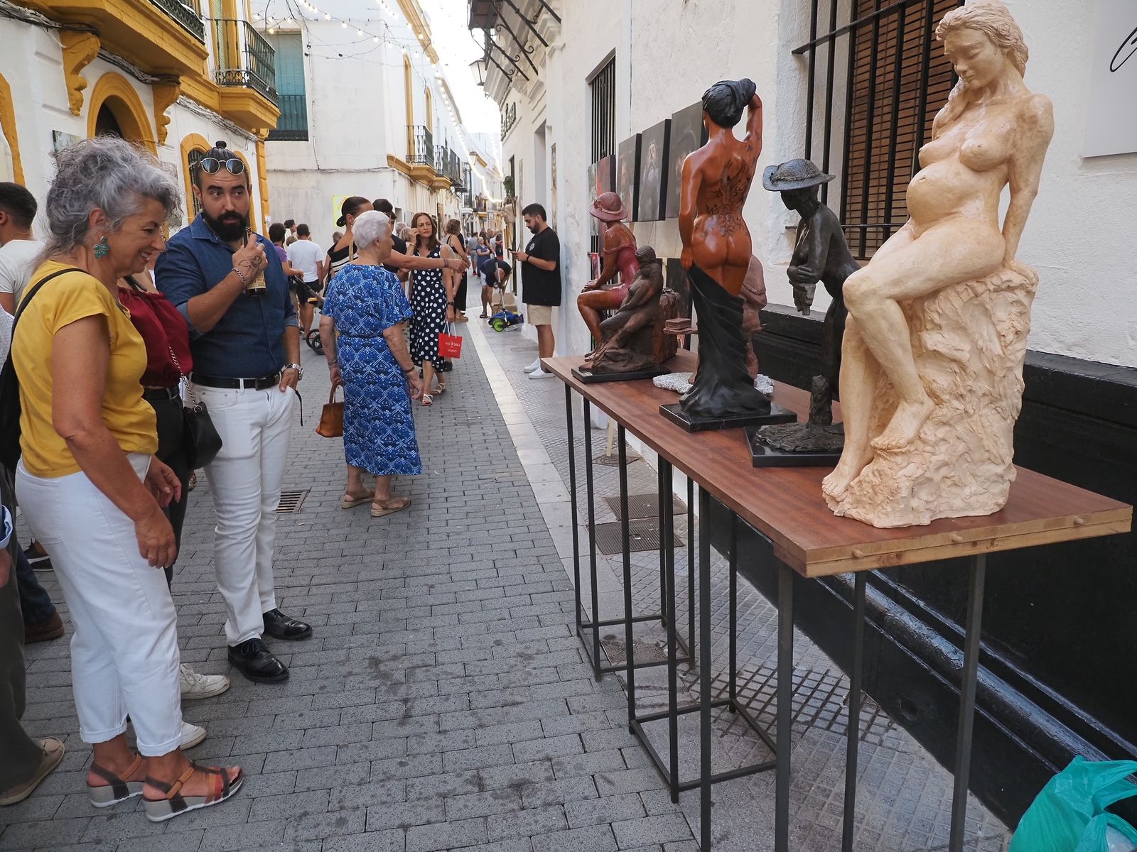 'Un paseo por el arte' en Ayamonte: las mejores imágenes