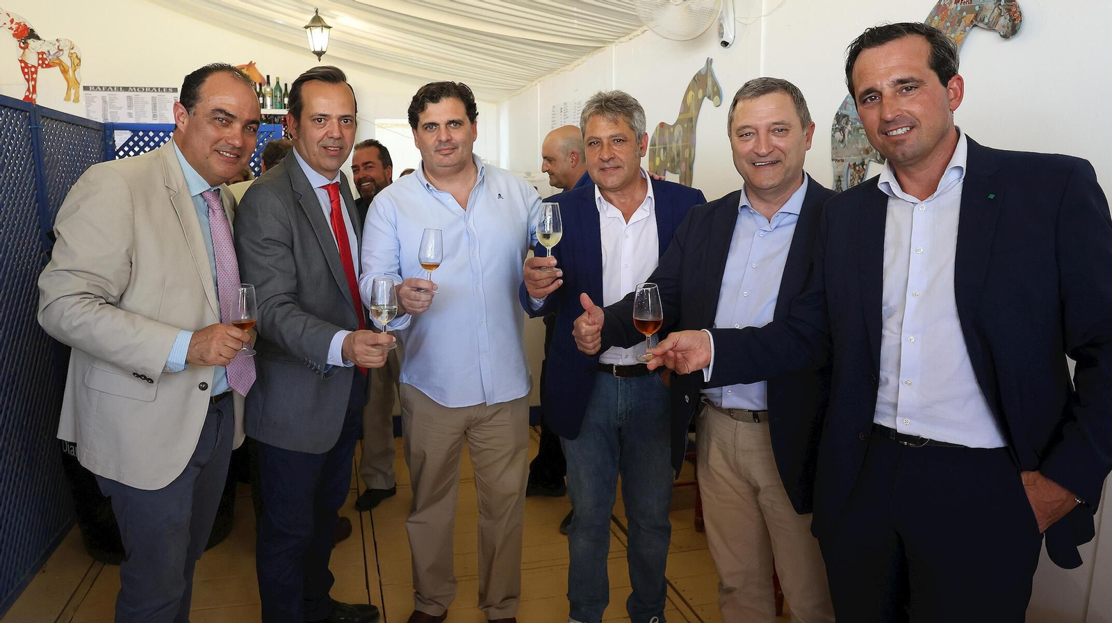 David Fernández, Daniel Lamparero, Rafael Contreras, José Mata, Quique Pérez y José Luis Donoso.