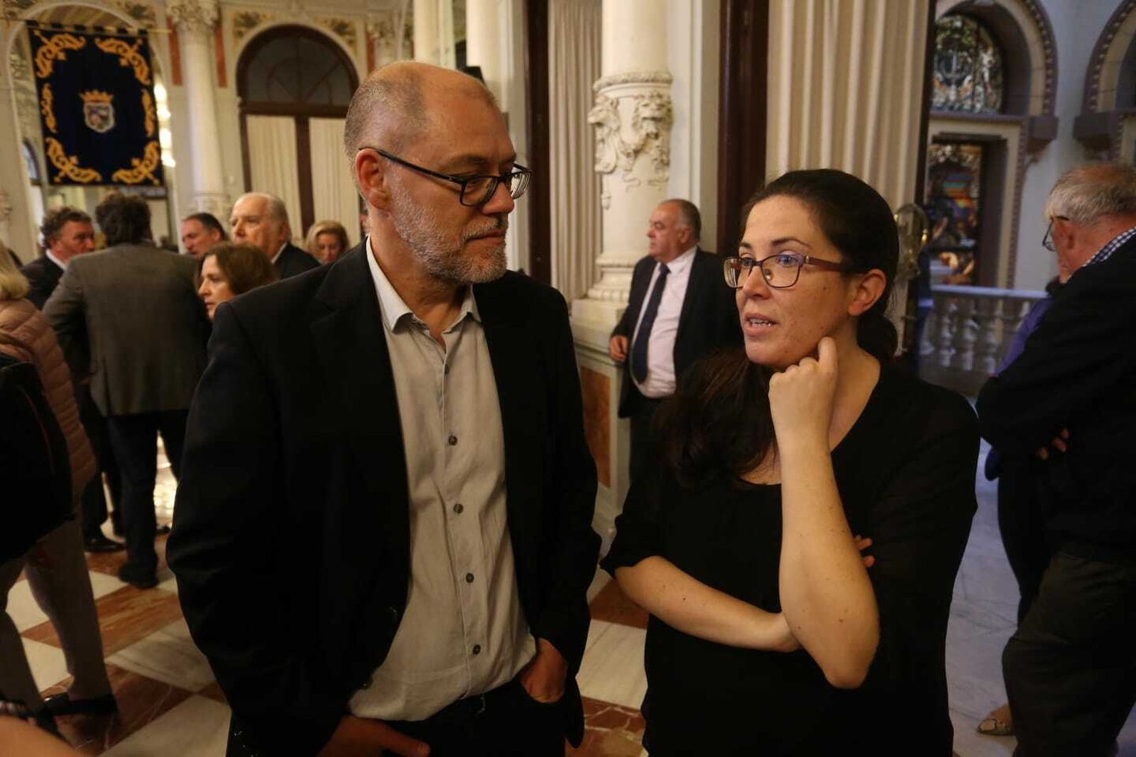 Fotos de la capilla ardiente de Manuel Alcántara