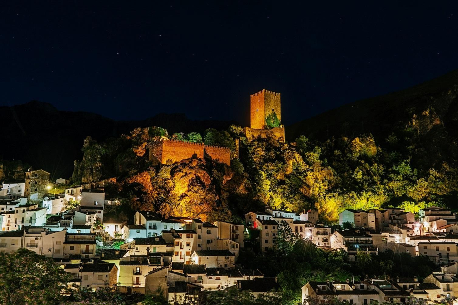 Nocturna del Castillo de la Yedra, en Cazorla.