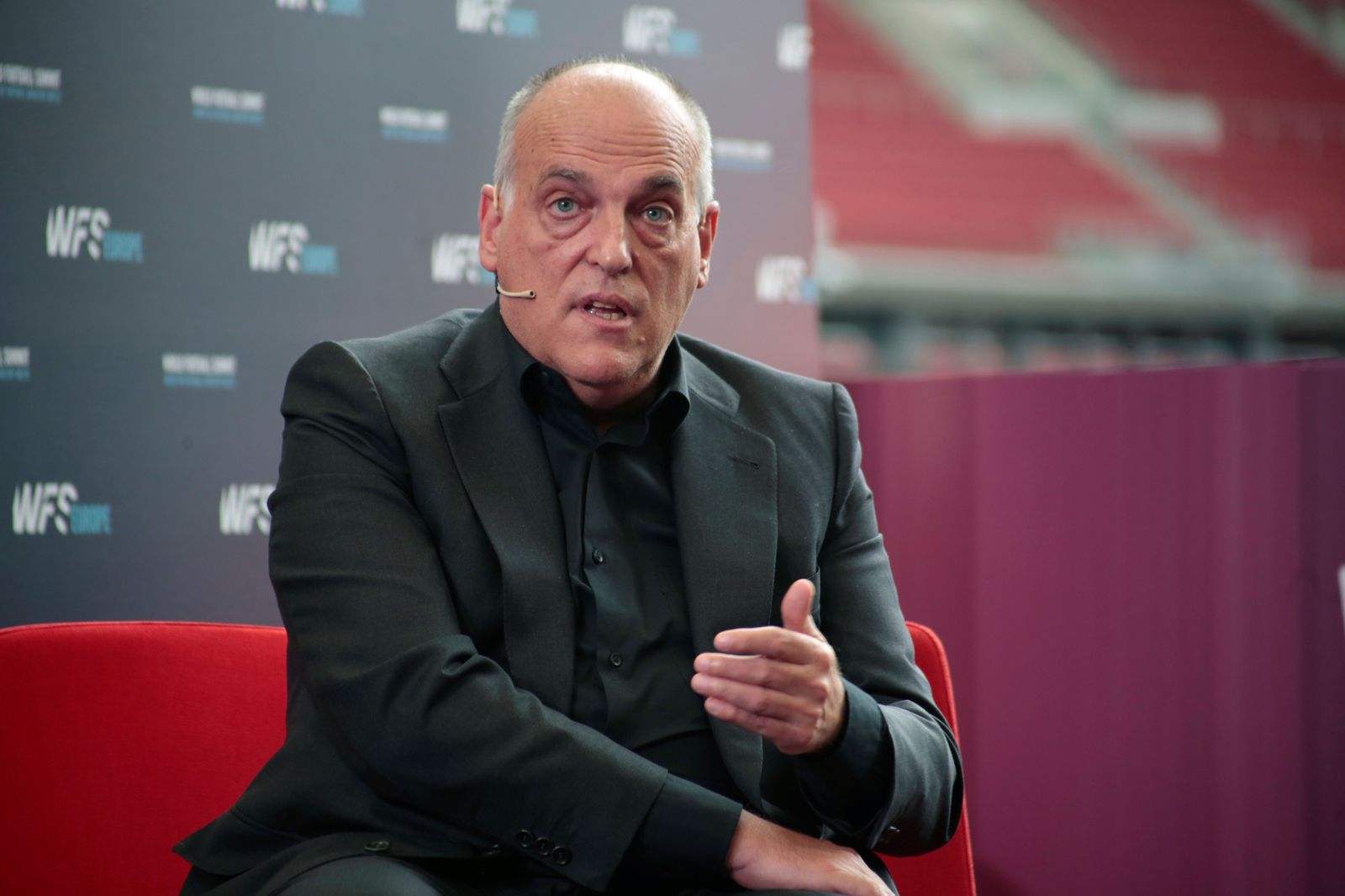 Javier Tebas, presidente de LaLIga, en un acto reciente.