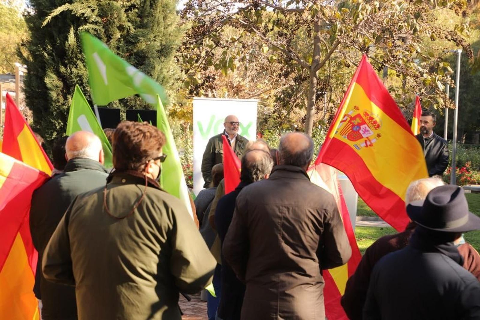 Acto de Vox con afiliados.