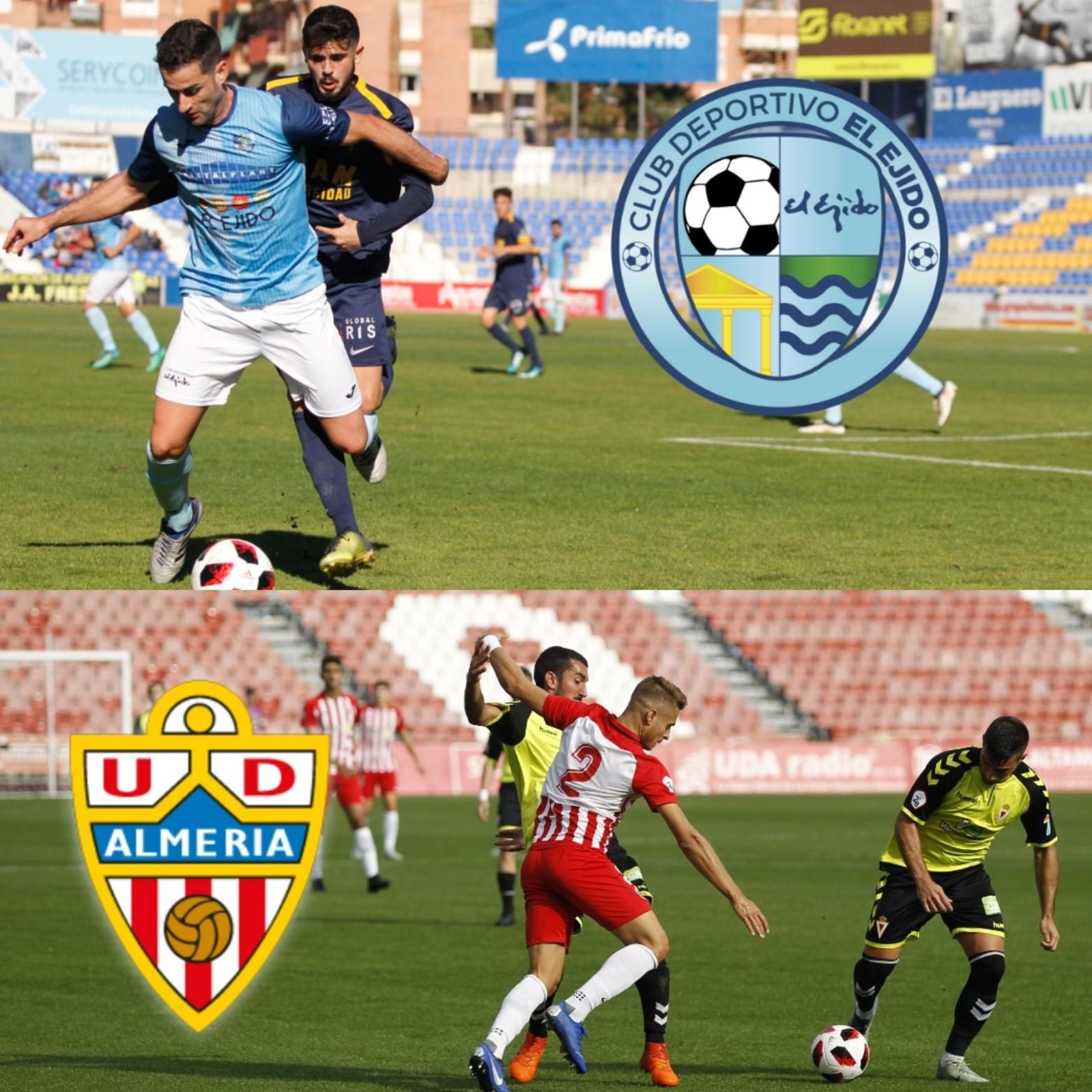 CD El Ejido y Almería B, representantes almerienses en Segunda B.