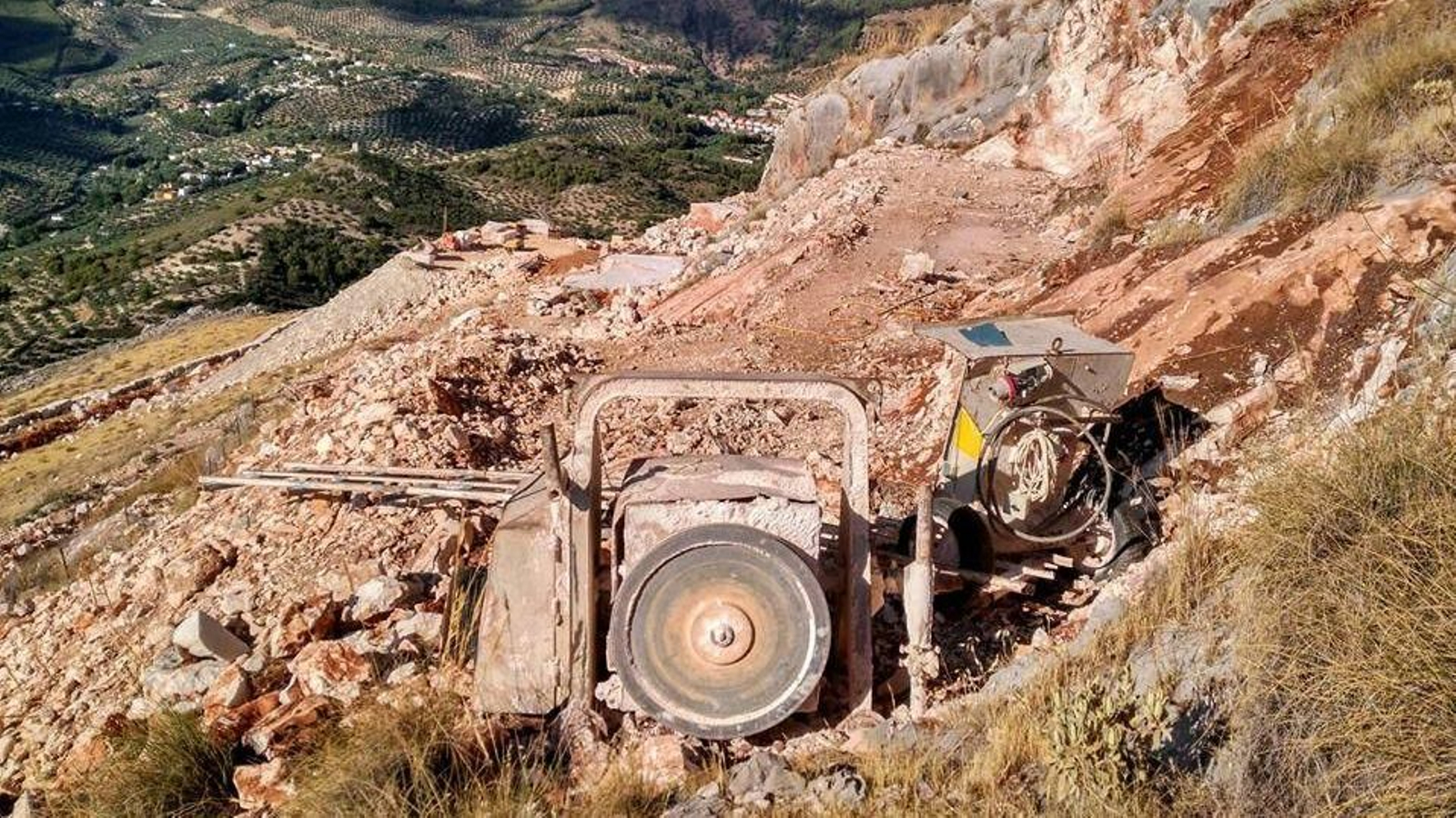 Cantera de La Quebrada, en la Fuente de la Peña