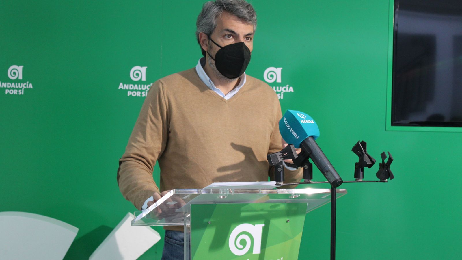 Fran Romero, hoy en la sede isleña de AxSí.