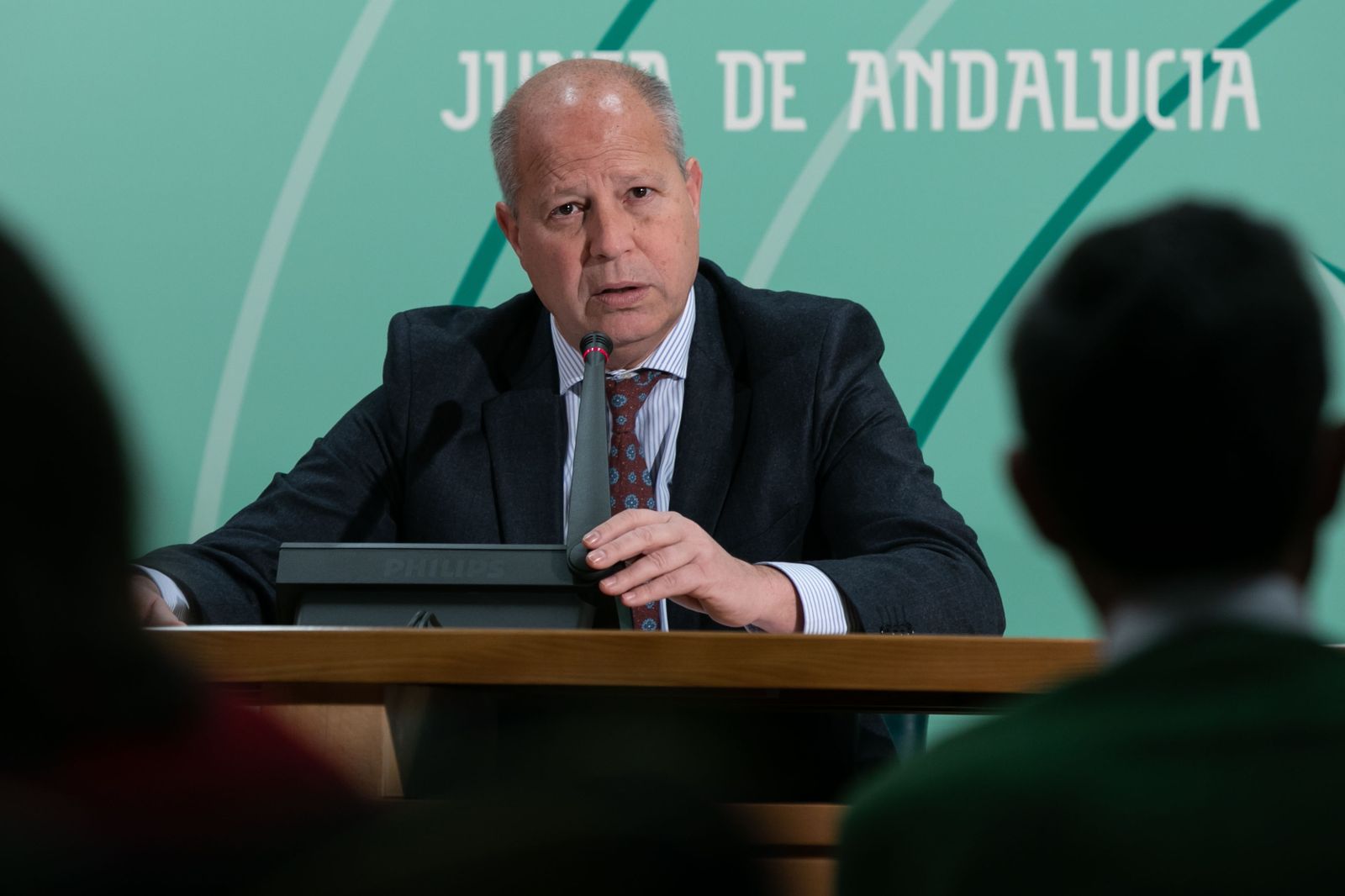 Javier Imbroda, consejero de Educación de la Junta de Andalucía.