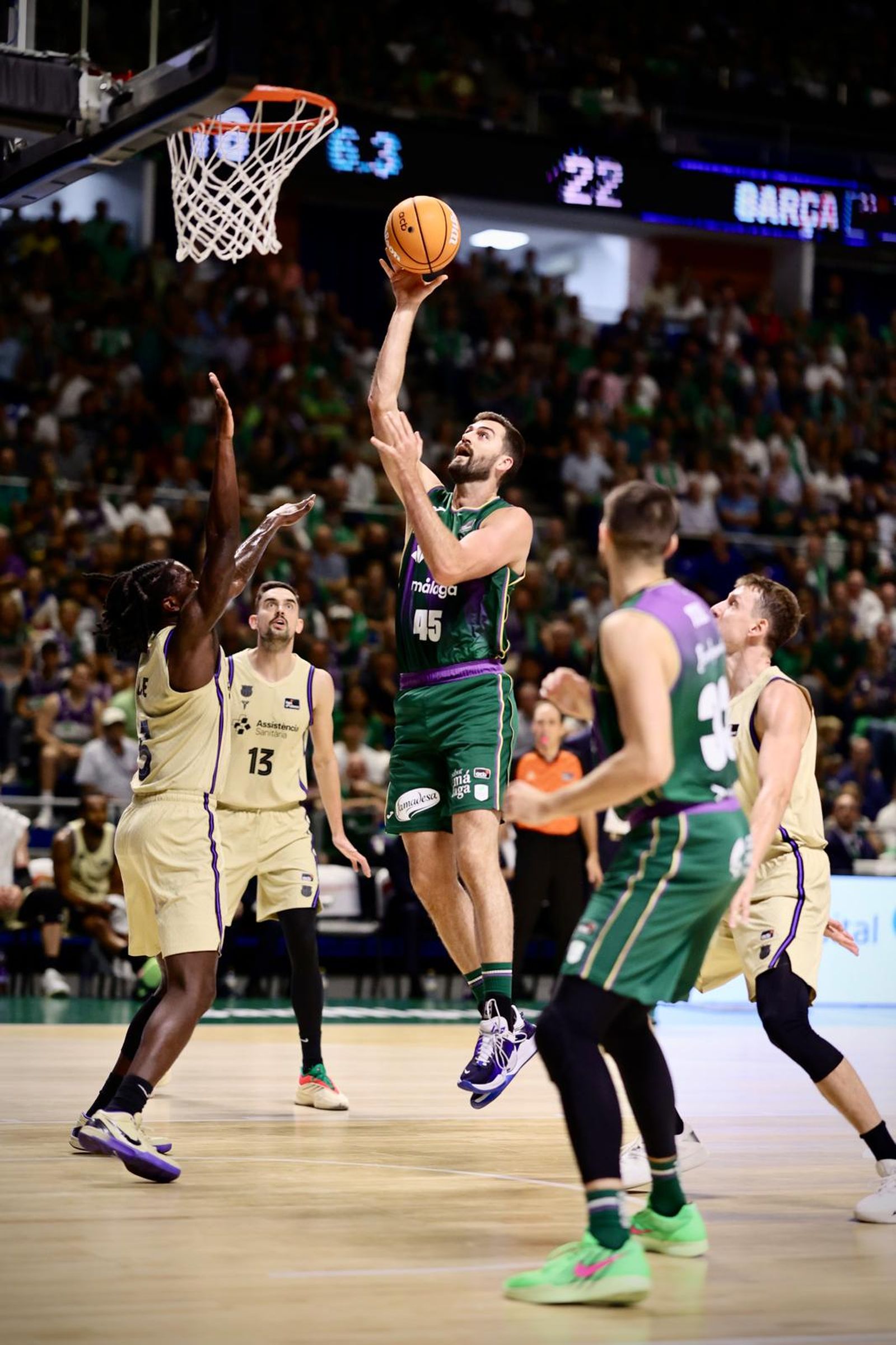 Las fotos del Unicaja-Barcelona