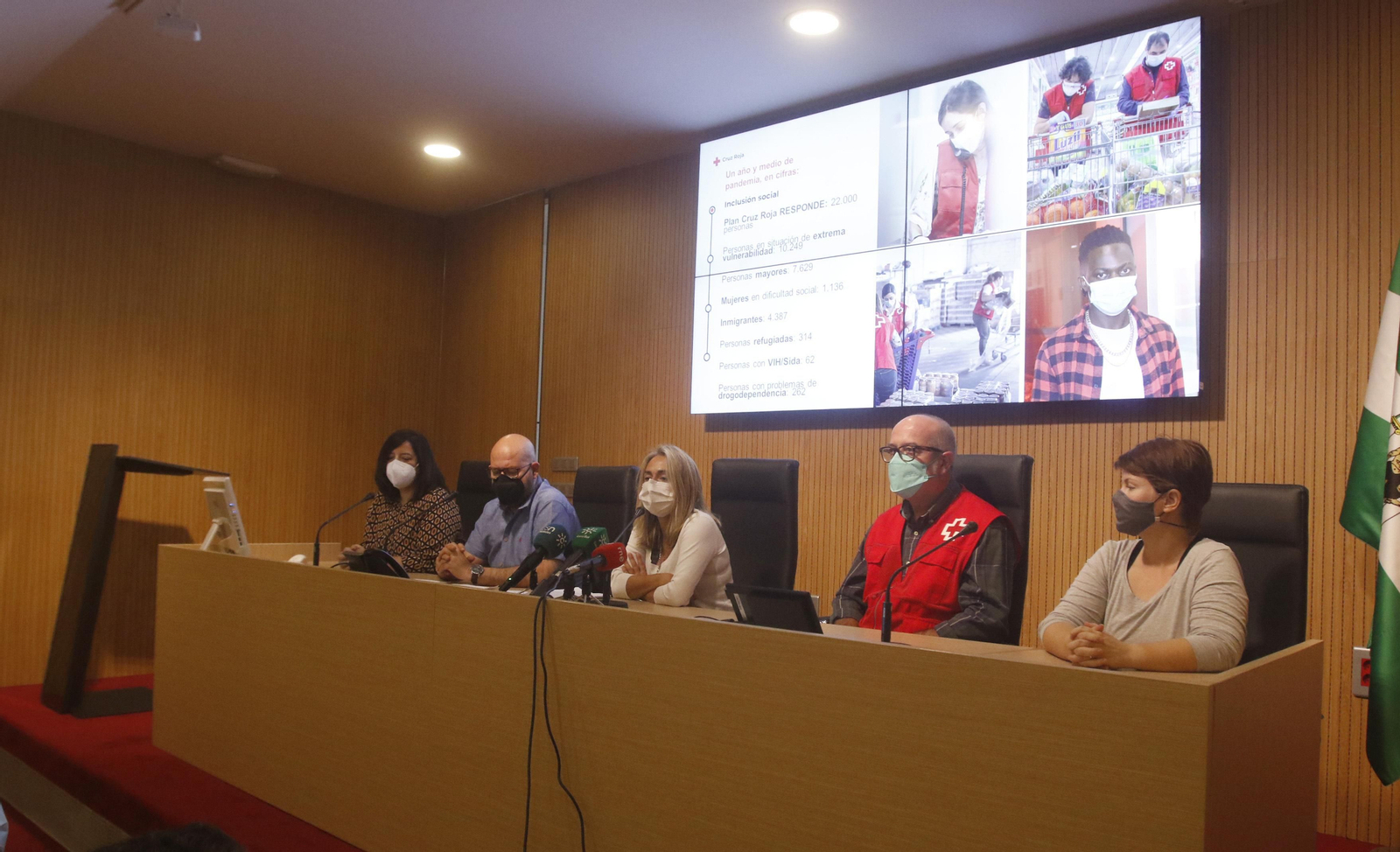 Presentación del último balance de Cruz Roja.