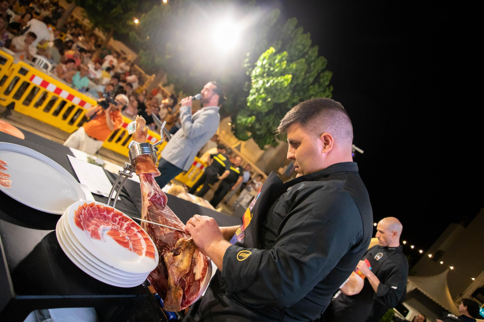 Concurso de cortadores de jamón en Serón, en imágenes