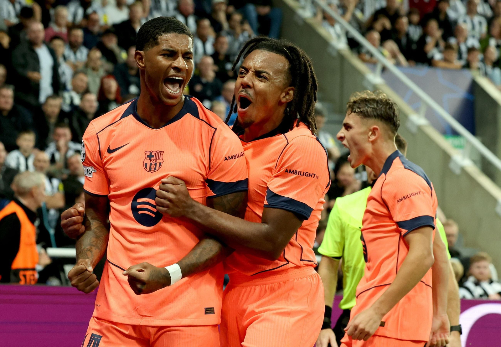 Las fotos del Newcastle - Barcelona