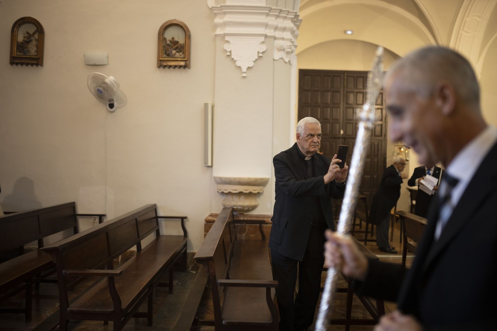 Imágenes de la procesión de la Virgen de la Cinta por el centro de la ciudad