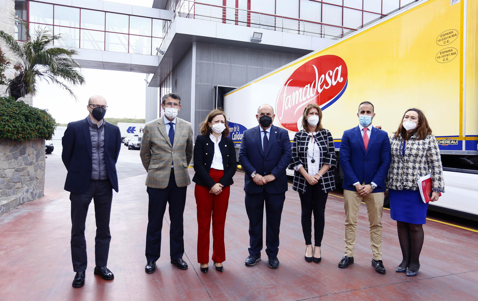 Visita de la delegada del Gobierno andaluz en Málaga a Famadesa.