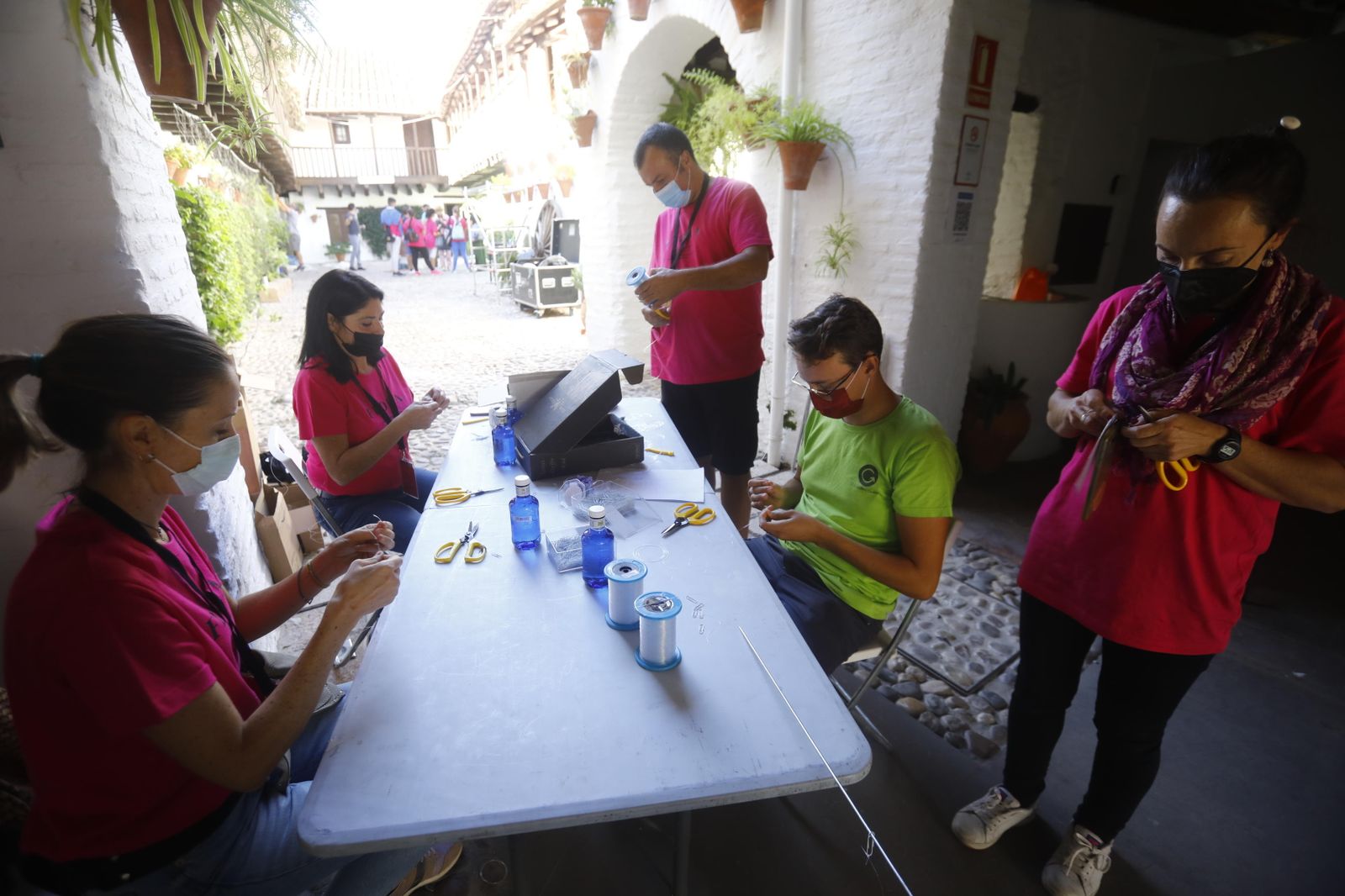 El montaje del Festival Flora, en imágenes